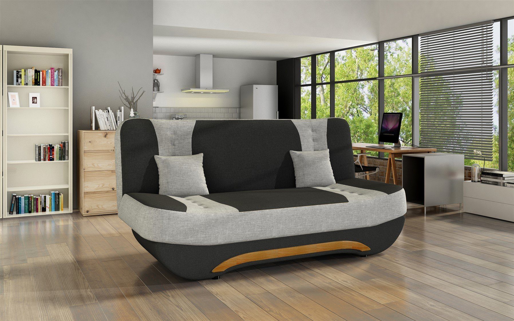 Fun Möbel Schlafsofa Schlafsofa GIANA Stoff, günstig online kaufen