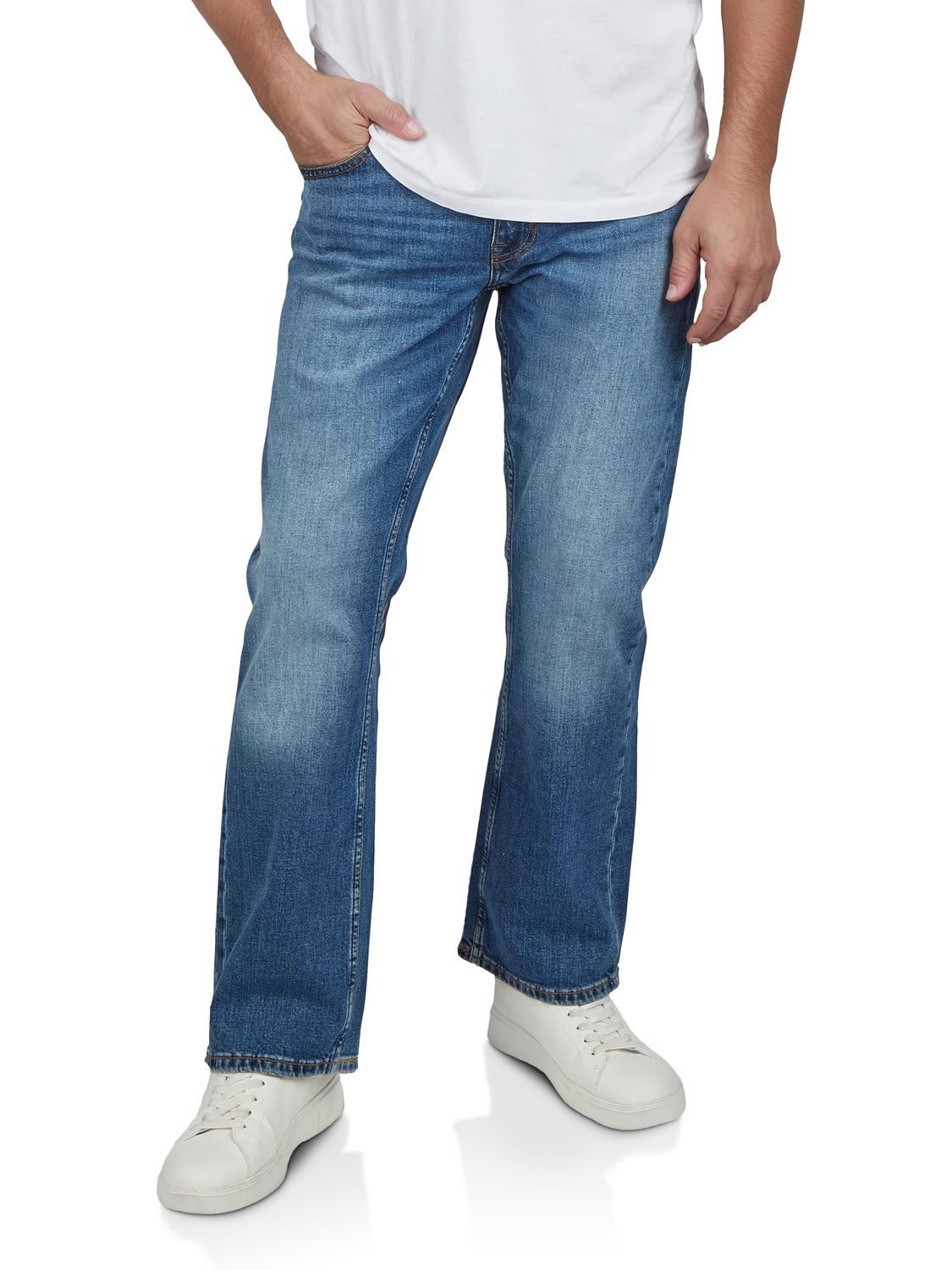 MUSTANG Bootcut-Jeans Herren Jeanshose Oregon Boot Cut Denim Hose mit Stret günstig online kaufen