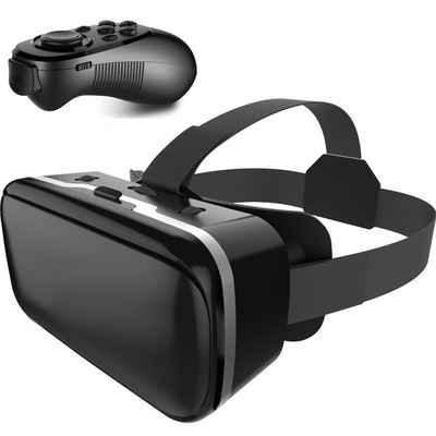 GelldG »VR-Brille, VR-Headset für 4,7–6 Zoll Handys, atmungsaktives Gesichtskissen für Samsung/iPhone/OnePlus (Schwarz)« Virtual-Reality-Brille