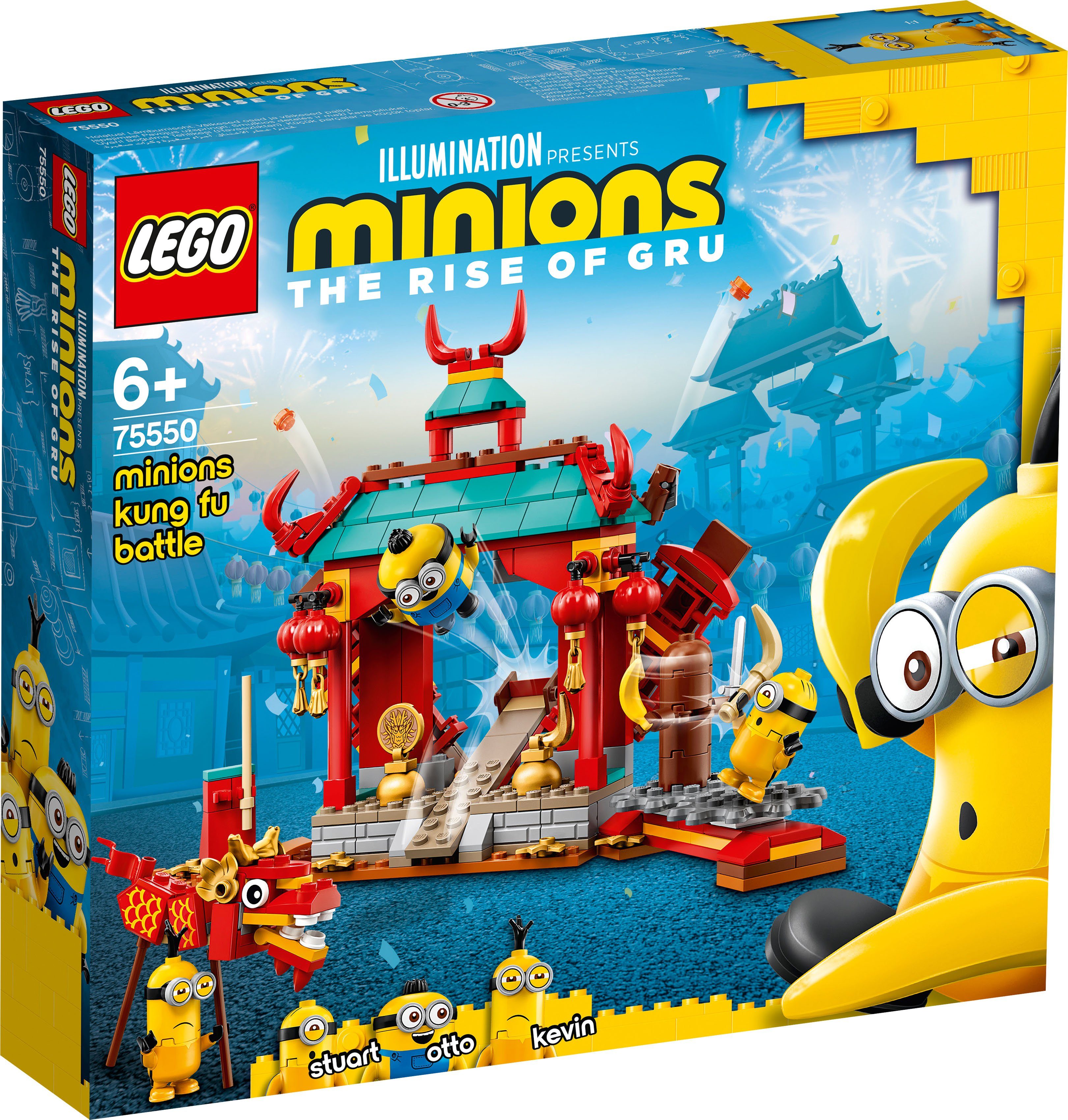 Image of LEGO® Konstruktionsspielsteine »Minions Kung Fu Tempel (75550), LEGO® Minions«, (310 St), Made in Europe