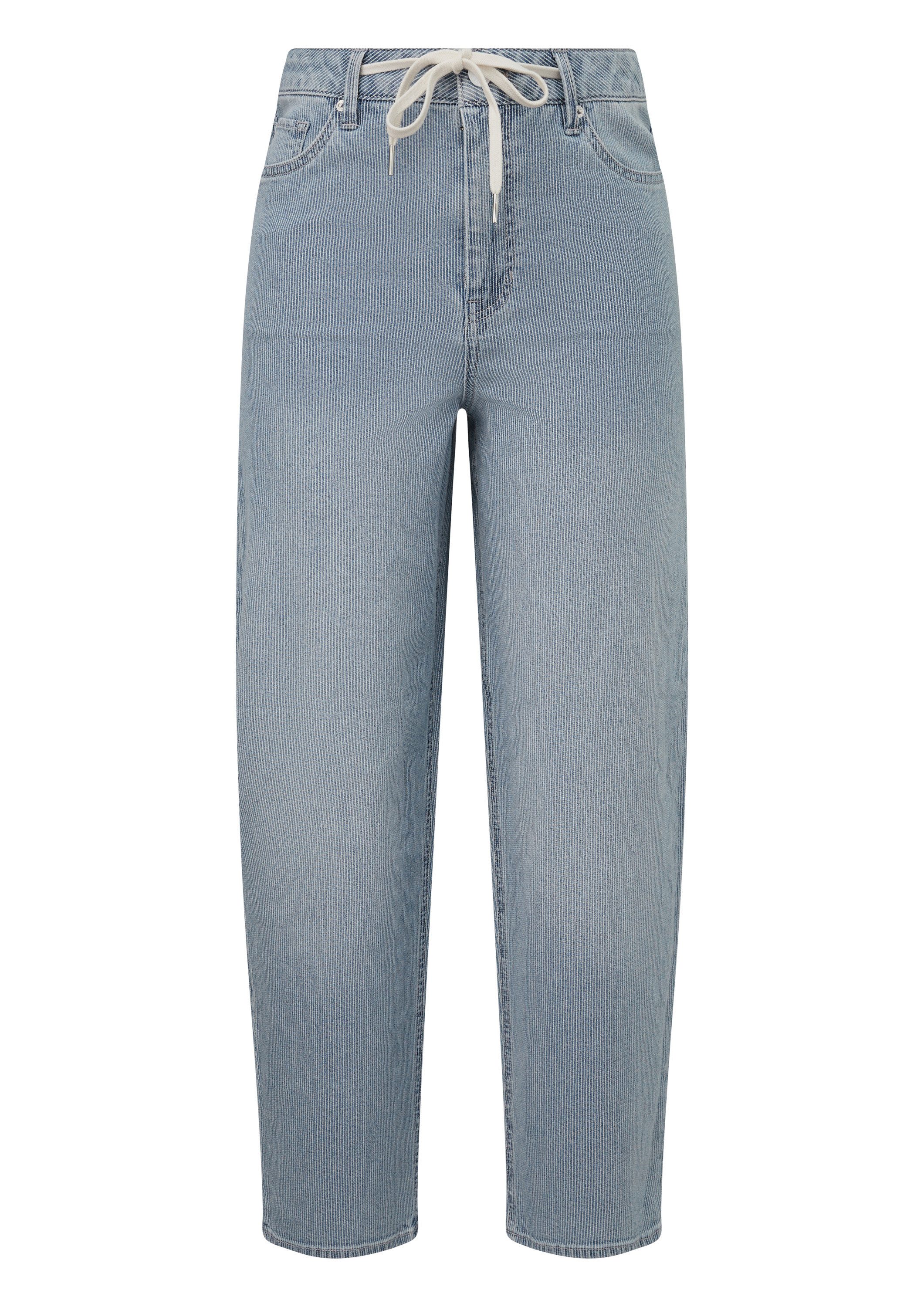 s.Oliver Weite Jeans Jeans-Hose Ankle-Jeans / Regular Fit / High Rise / Barrel Leg