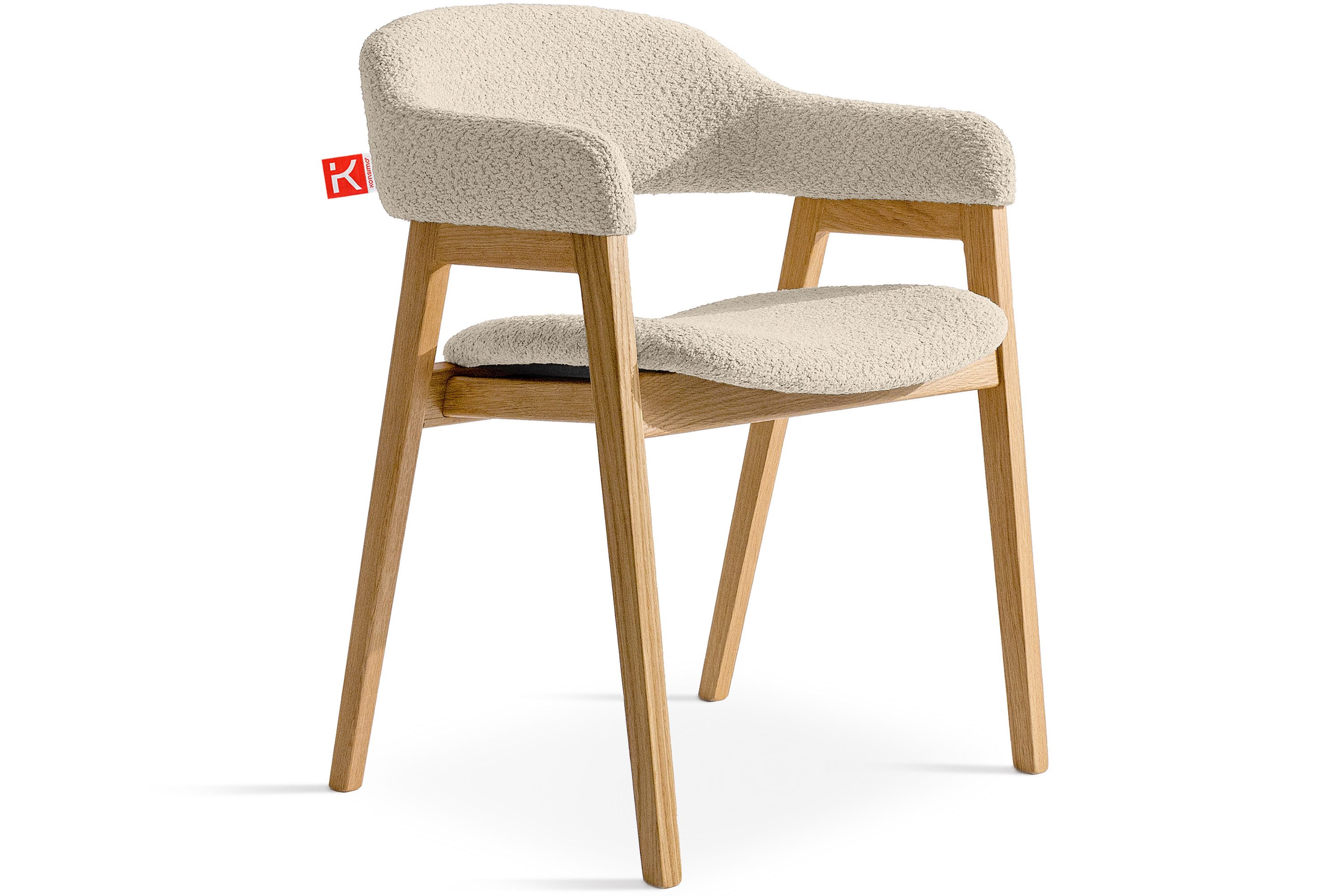 Polsterstuhl Esszimmerstuhl CAVI Loungesessel, Premiumqualität aus EU