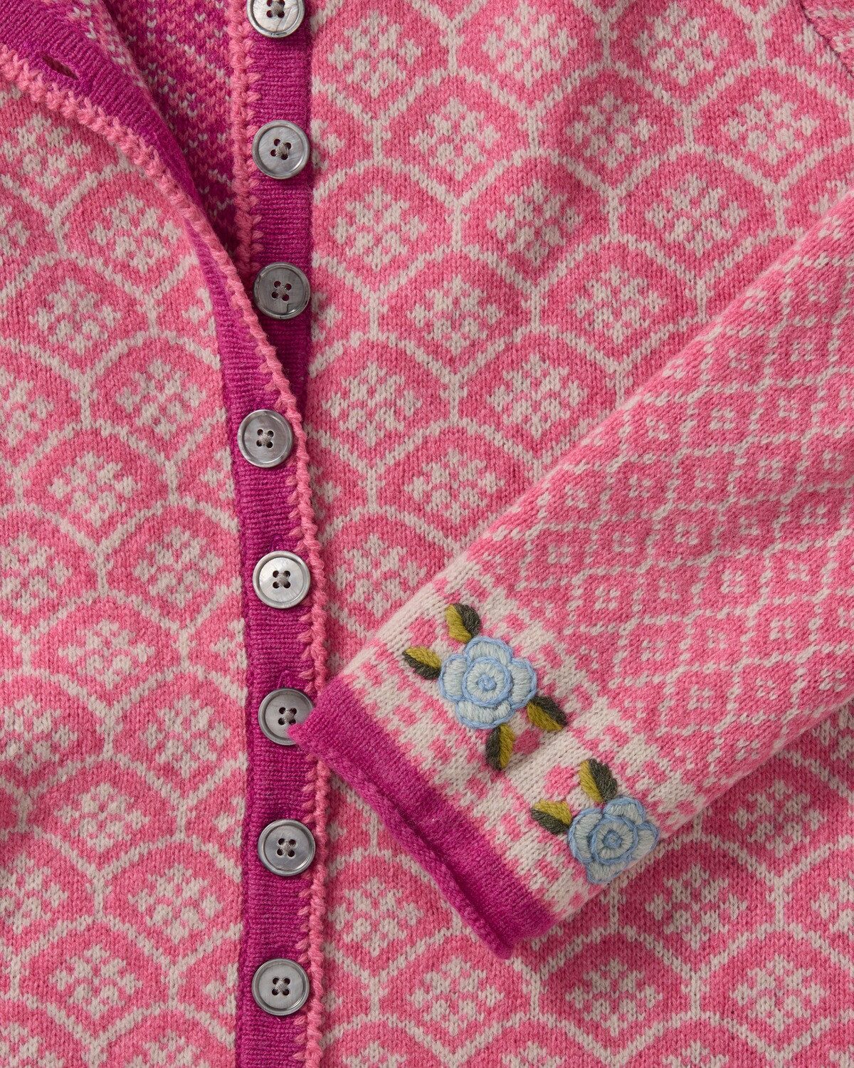 Reitmayer Strickjacke Jacquard-Strickjacke
