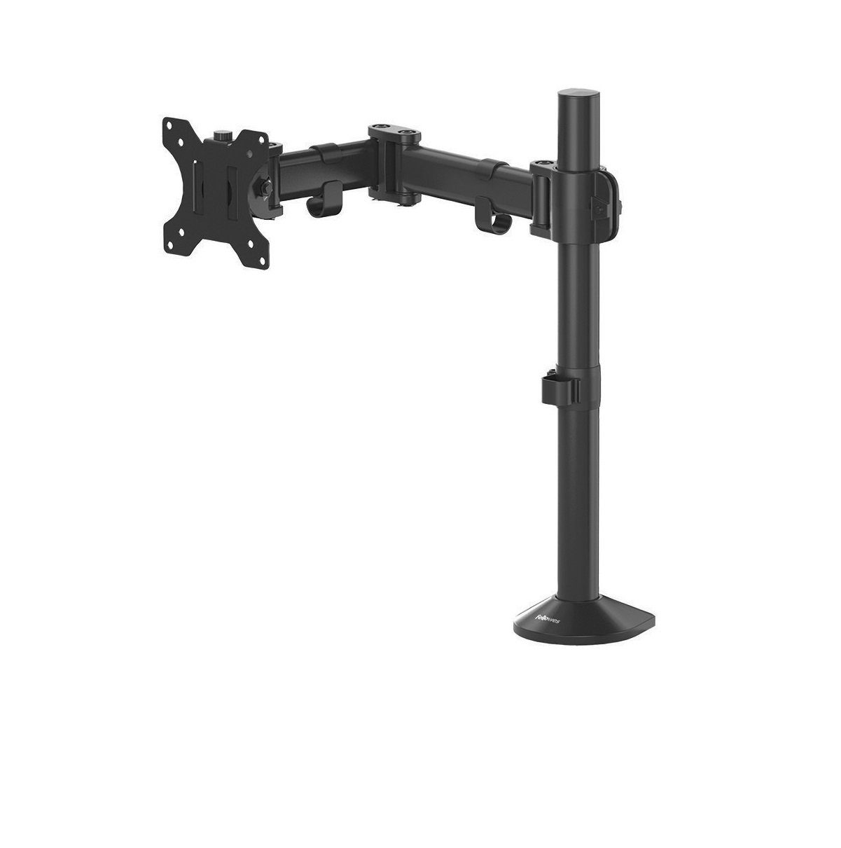 FELLOWES Monitor-Halterung 1 Reflex Einzel-Monitorarm bis 32" - schwarz, (bis 32.00 Zoll, Erfüllt die EN ISO 9241-5 Norm)