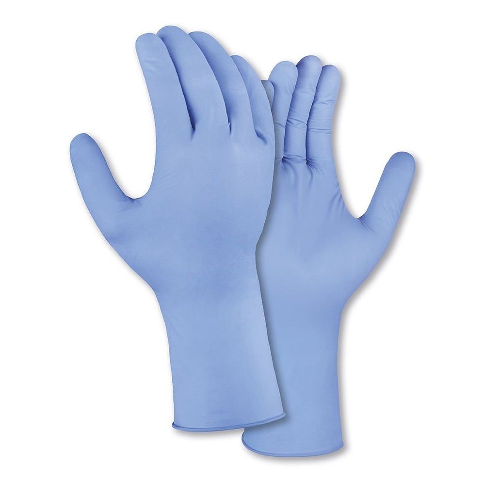 teXXor Arbeitshandschuh-Set Nitril Einweg Handschuhe Lange Stulpe