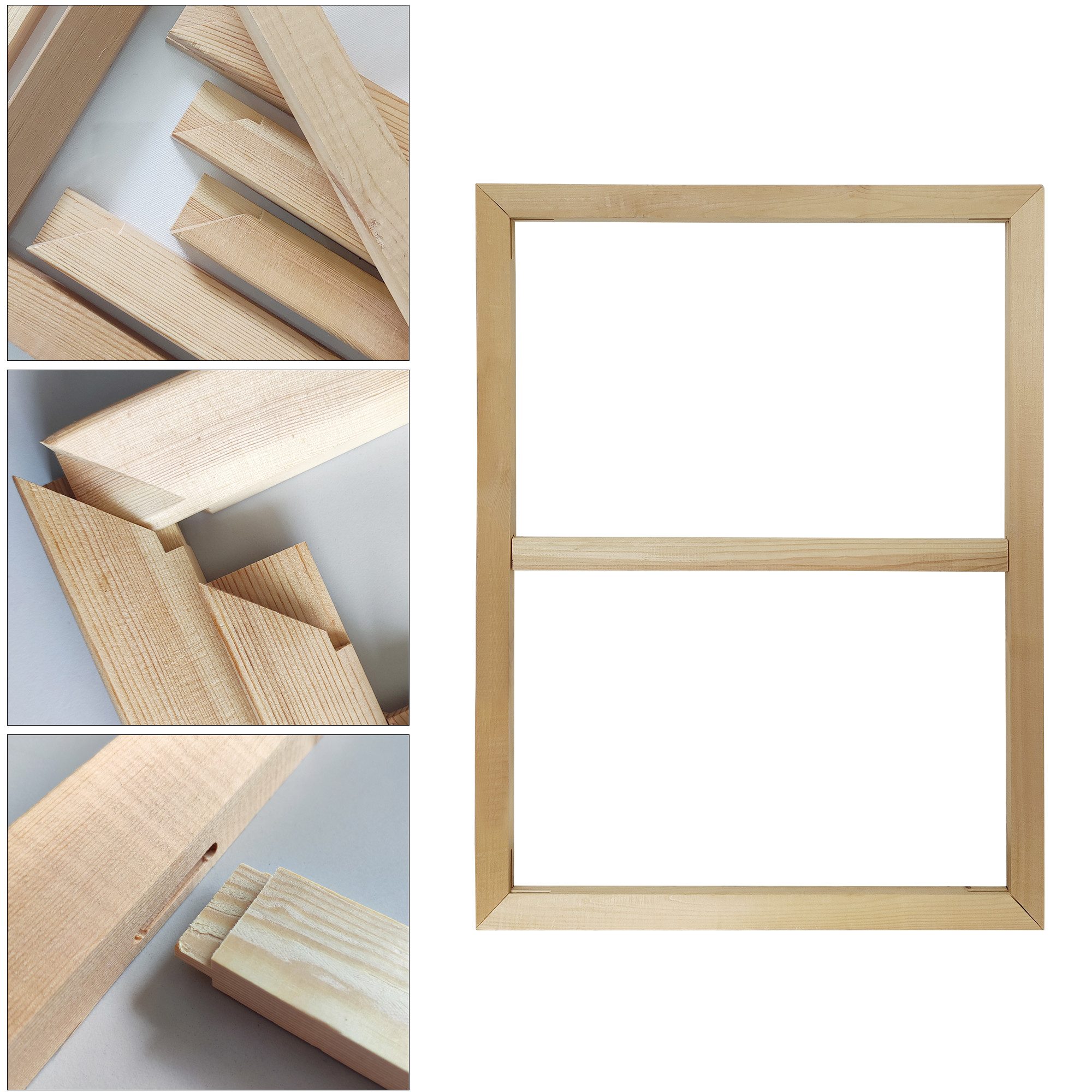 ESENG Keilrahmen aus Kiefernholz, NOVA SF-37, unmontiert, stabil, für Öl-/ Acrylmalerei