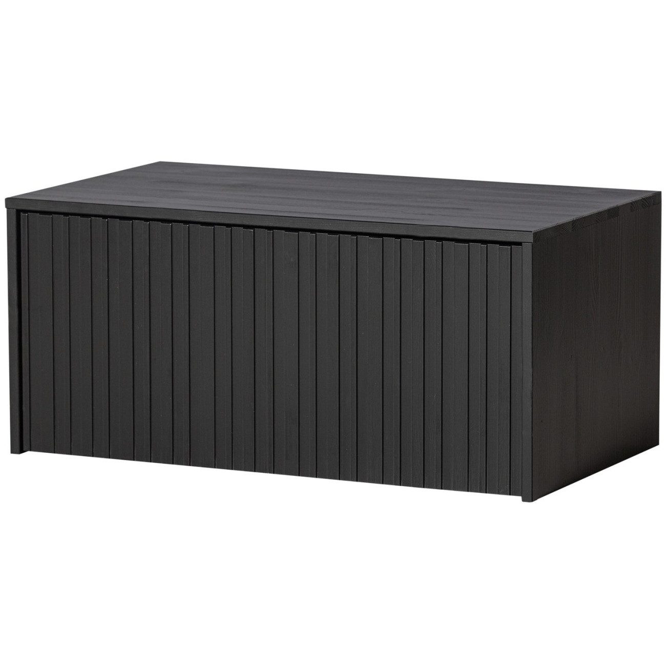 WOOOD Lowboard New Gravure 88 cm, Schwarz