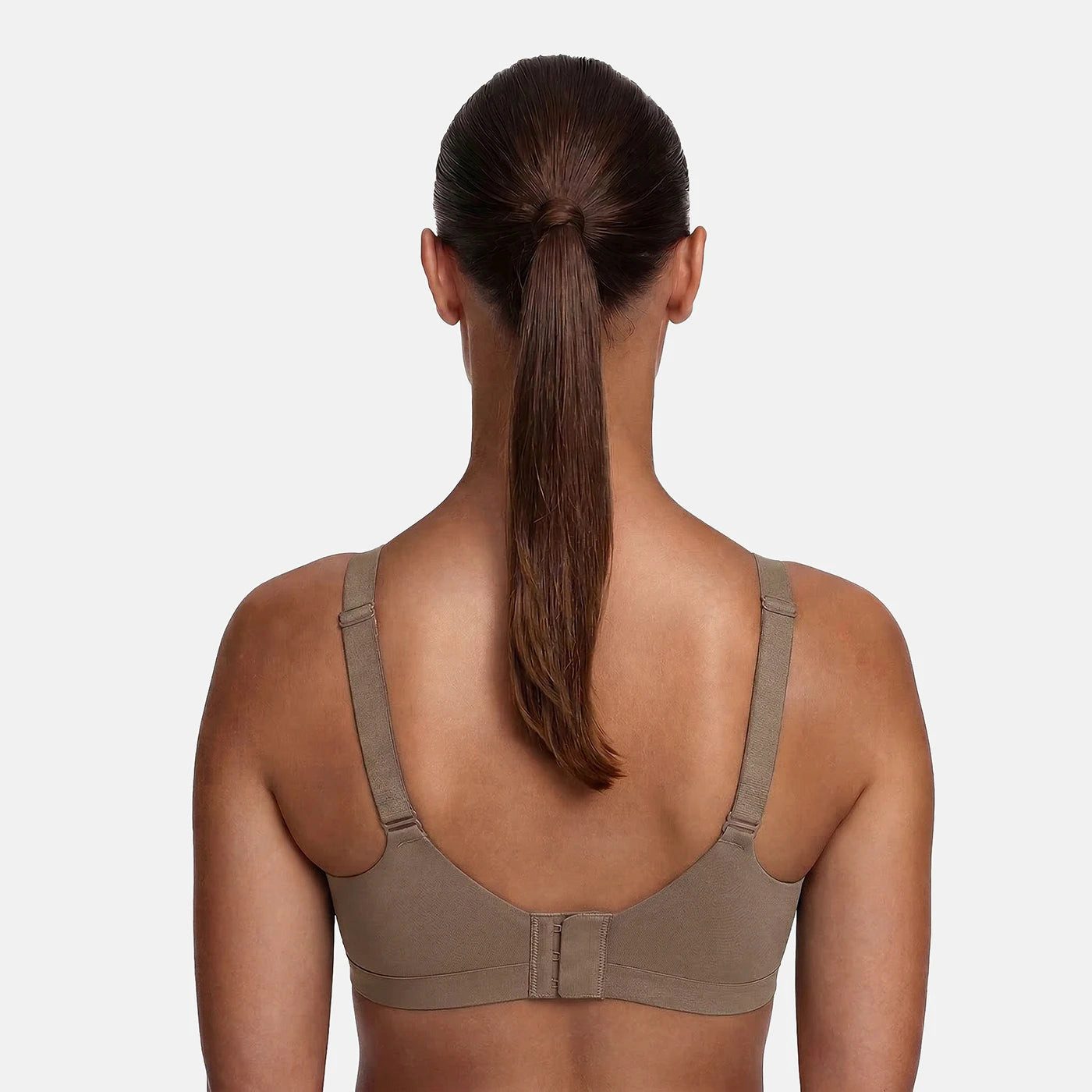 cfab (creamy fabrics) Bügelloser BH Seamless Compact Push-Up BH-Caramel-M (1-tlg)