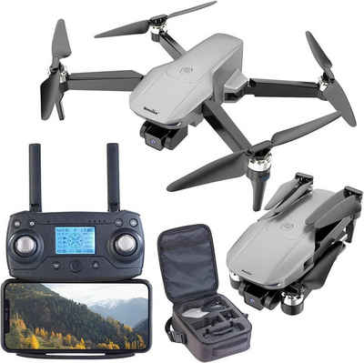 Simulus Drohne (4K, Drone Faltbare GPS-Drohne, 4K-Cam -Abstandssensor, Brushless-Motor)