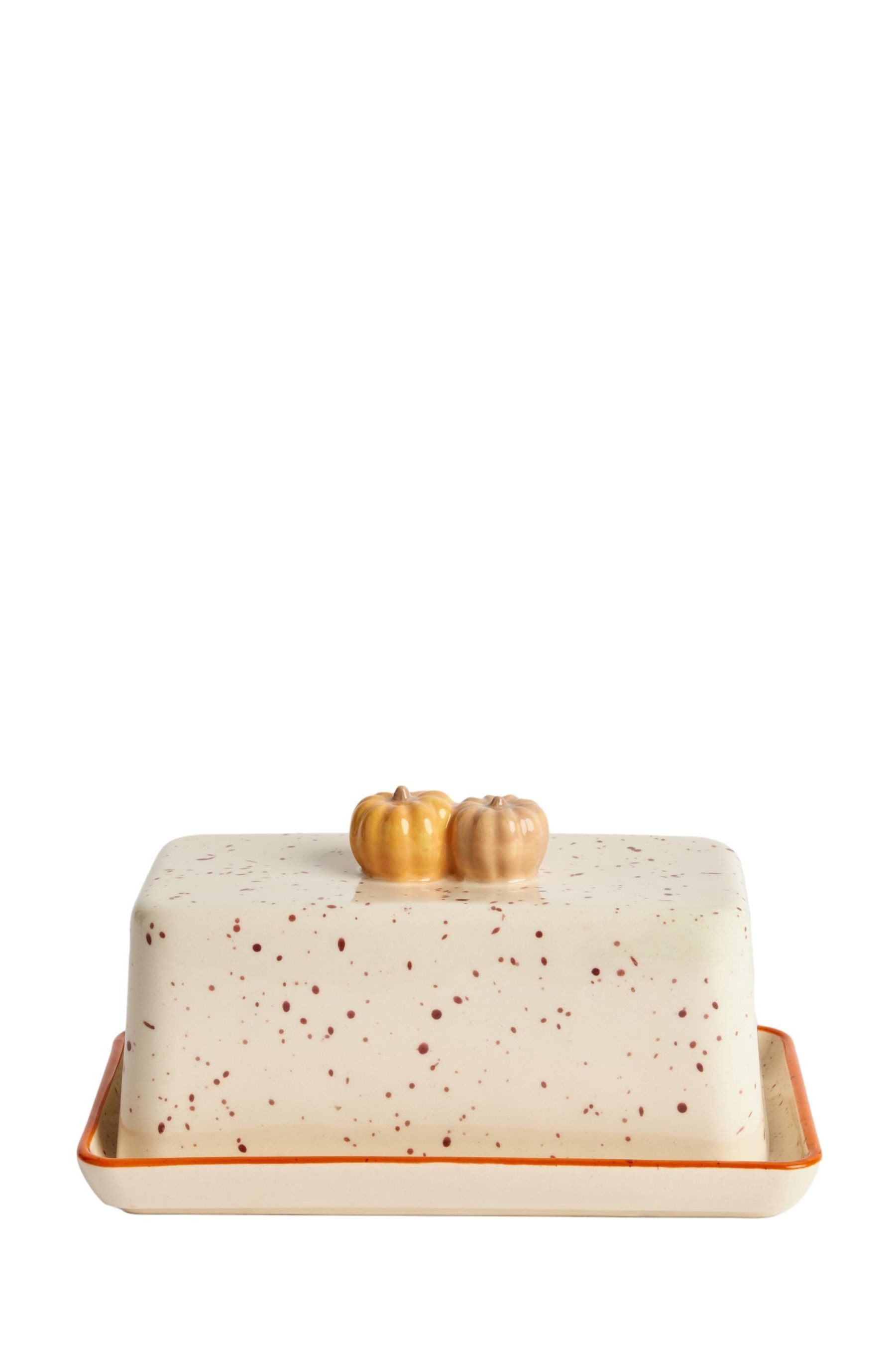 Butterglocke Gesprenkelte Butterschale, Kürbis