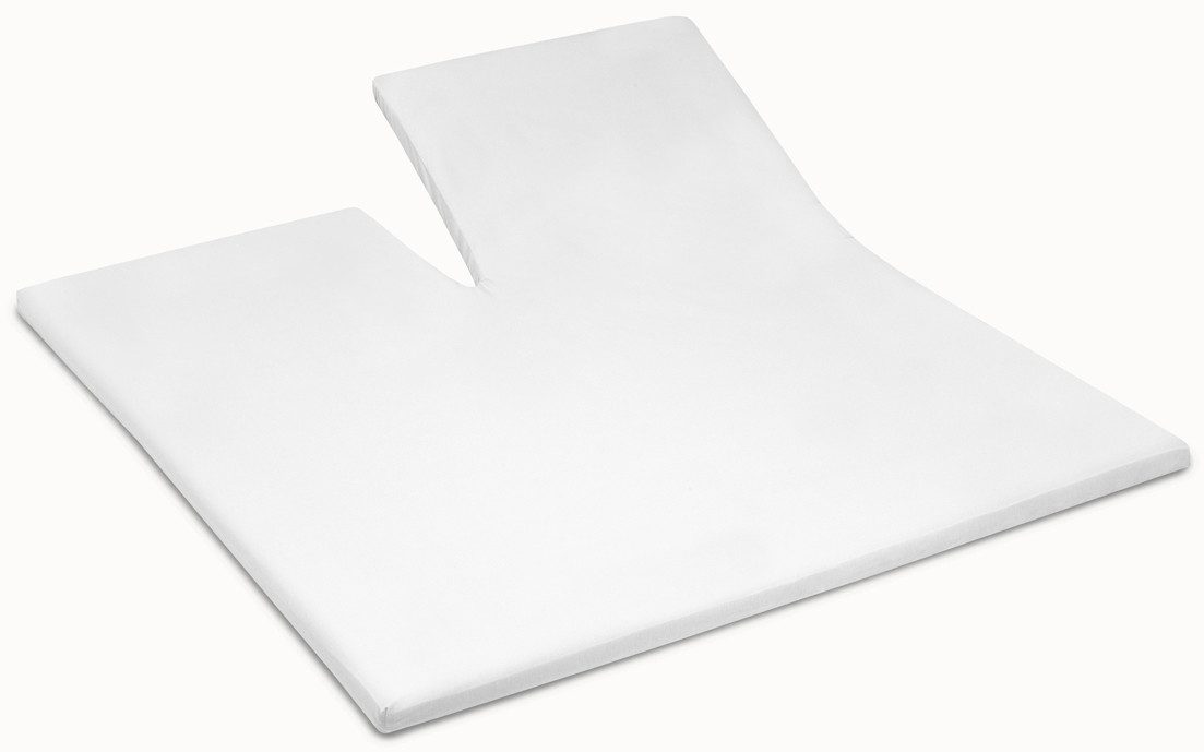 Cinderella Spannbettlaken Cinderella Single-Split-Topper Stretch-Molton, Molton, Gummizug: rundum, (1 Stück), für Matratzen bis 25 cm Höhe