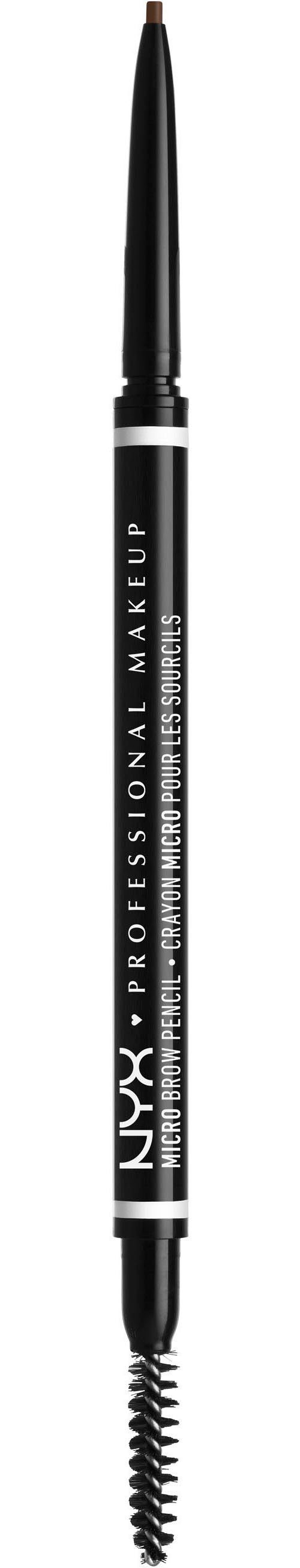 NYX Augenbrauen-Stift Professional Makeup Micro Brow Pencil, mit feinen Härchen