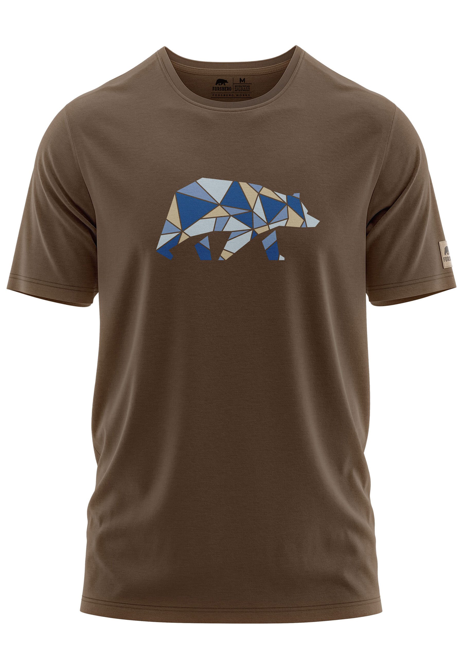 FORSBERG T-Shirt Espenson T-Shirt mit Brustlogo günstig online kaufen