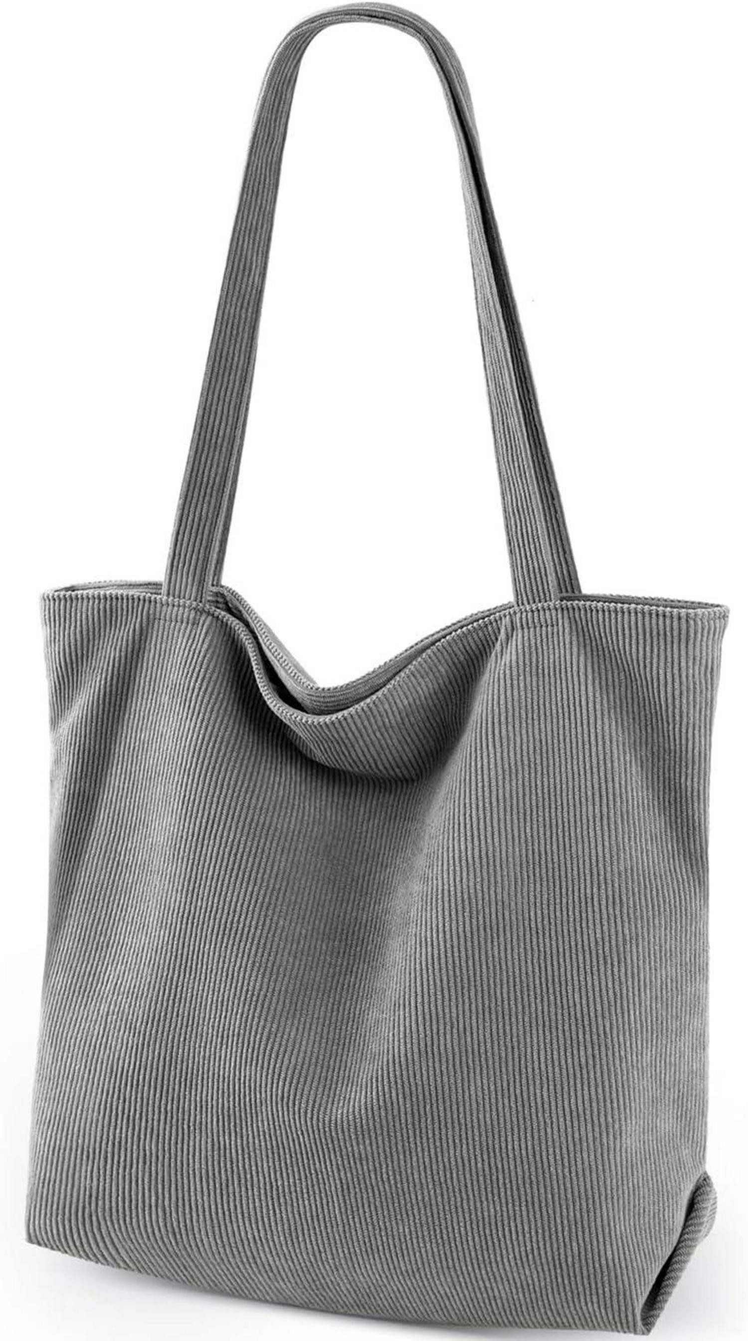 LuxusKollektion Shopper Cord Uni Tasche Shopper günstig online kaufen