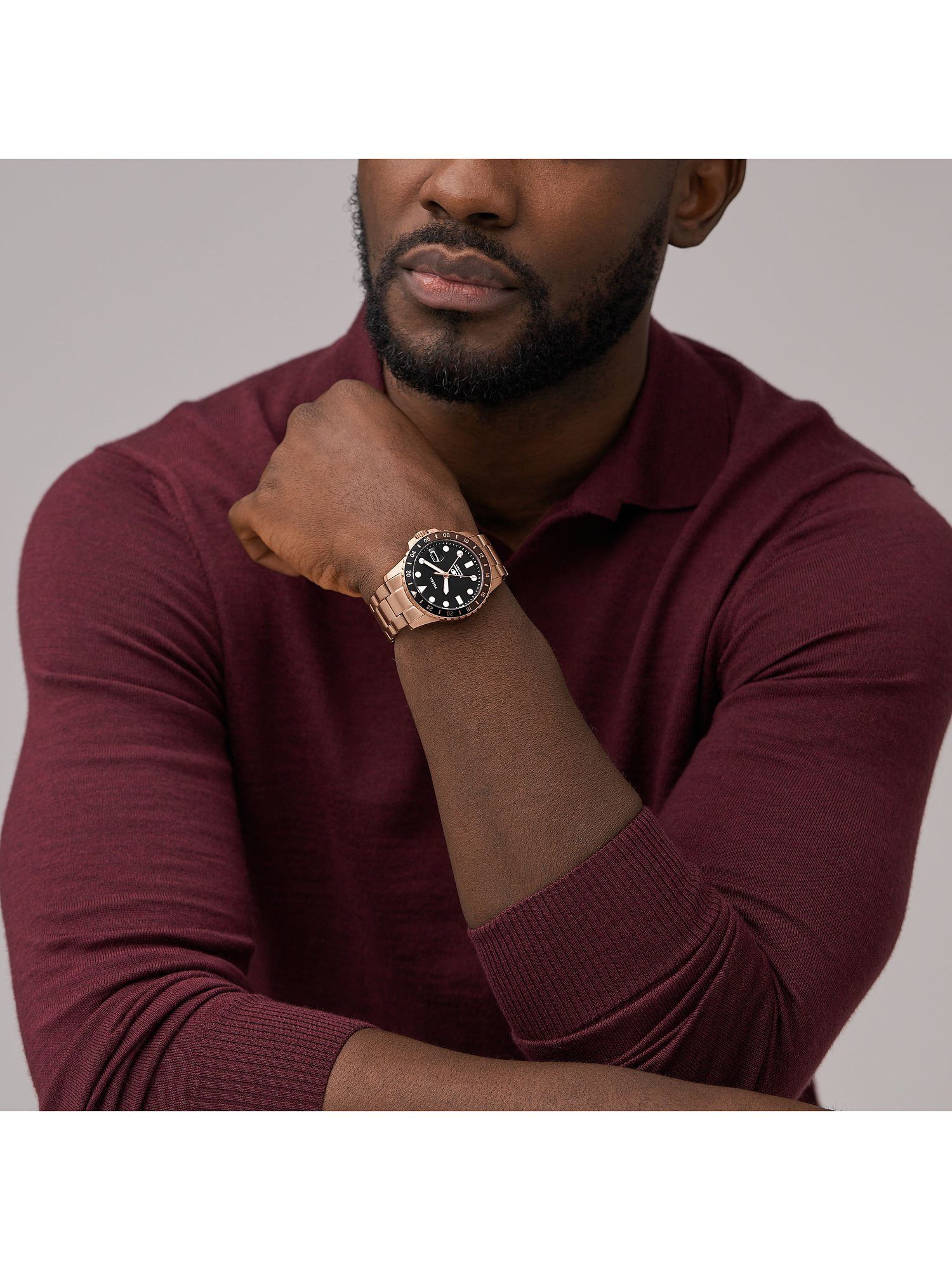 Fossil Quarzuhr Fossil Herren-Uhren Analog Quarz