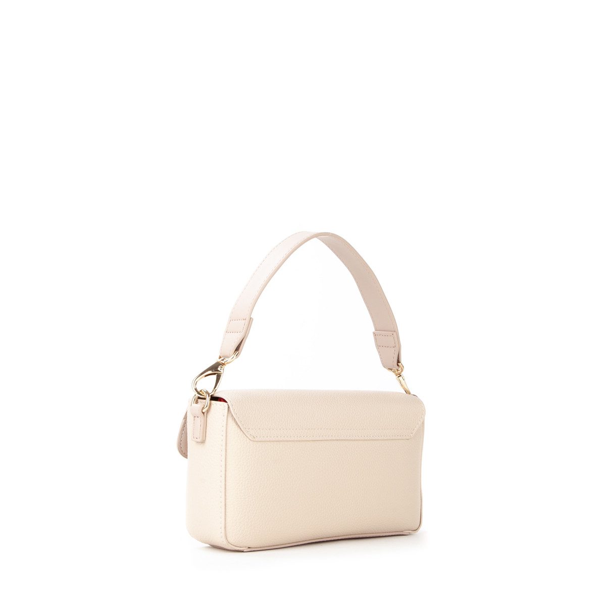 VALENTINO BAGS Umhängetasche ALEXIA, Damen Schultertasche mit goldfoldfarbenem Logo-Schmuckelement