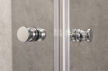 Dusbad Dusch-Drehtür Dusche Dusbad Vital 2 Pendeltür für Nische, ESG-Glas
