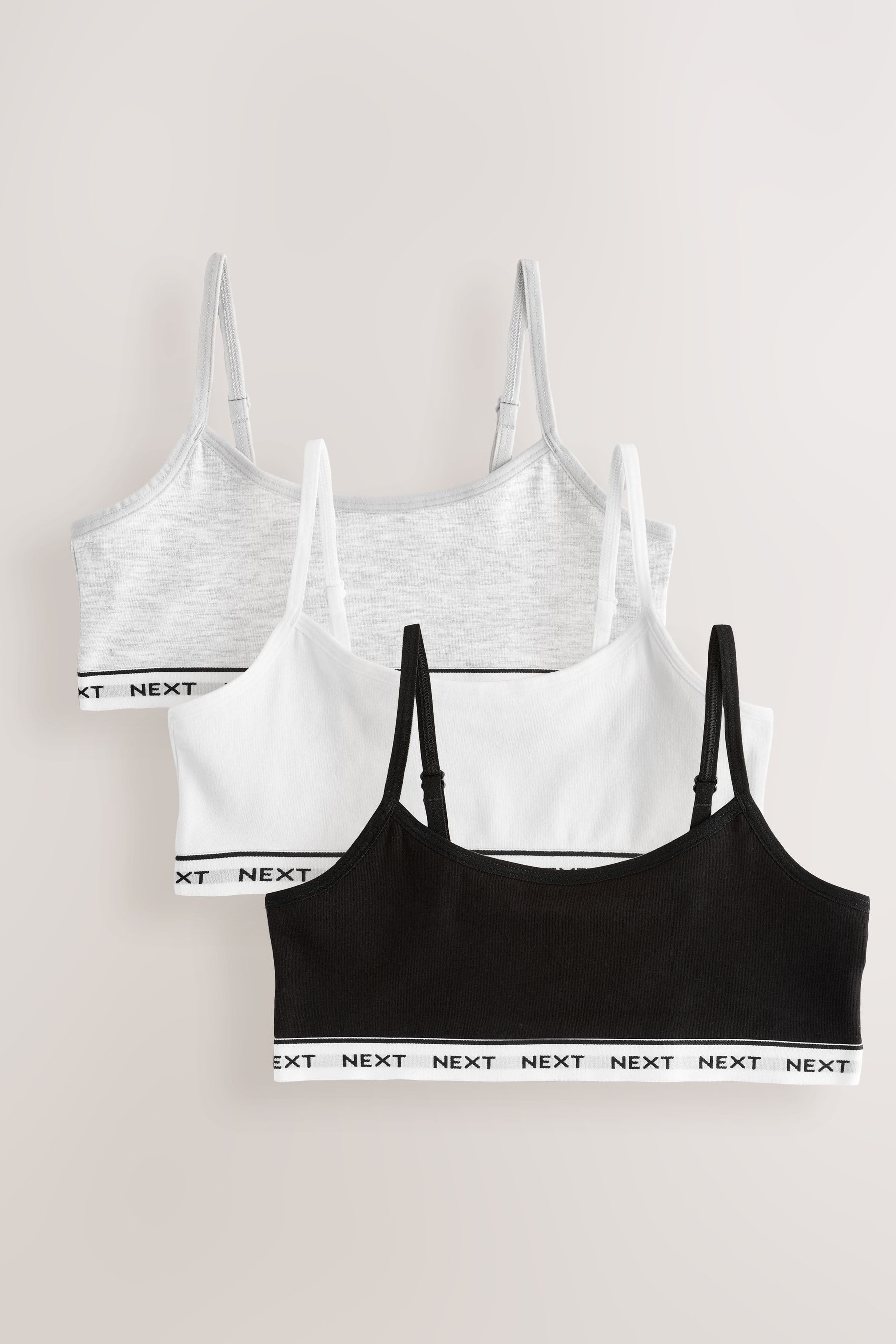 Next Crop-Top 3er-Pack verkürzte Trägertops (3-tlg)
