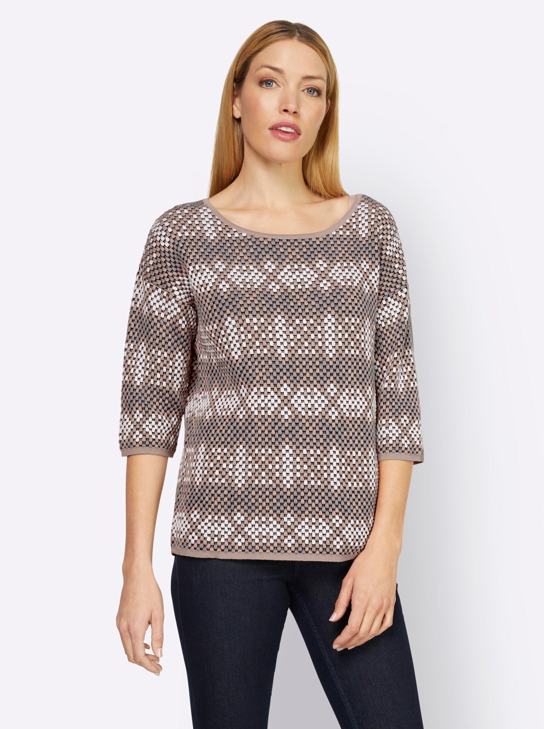 heine Strickpullover Pullover 3/4-Arm