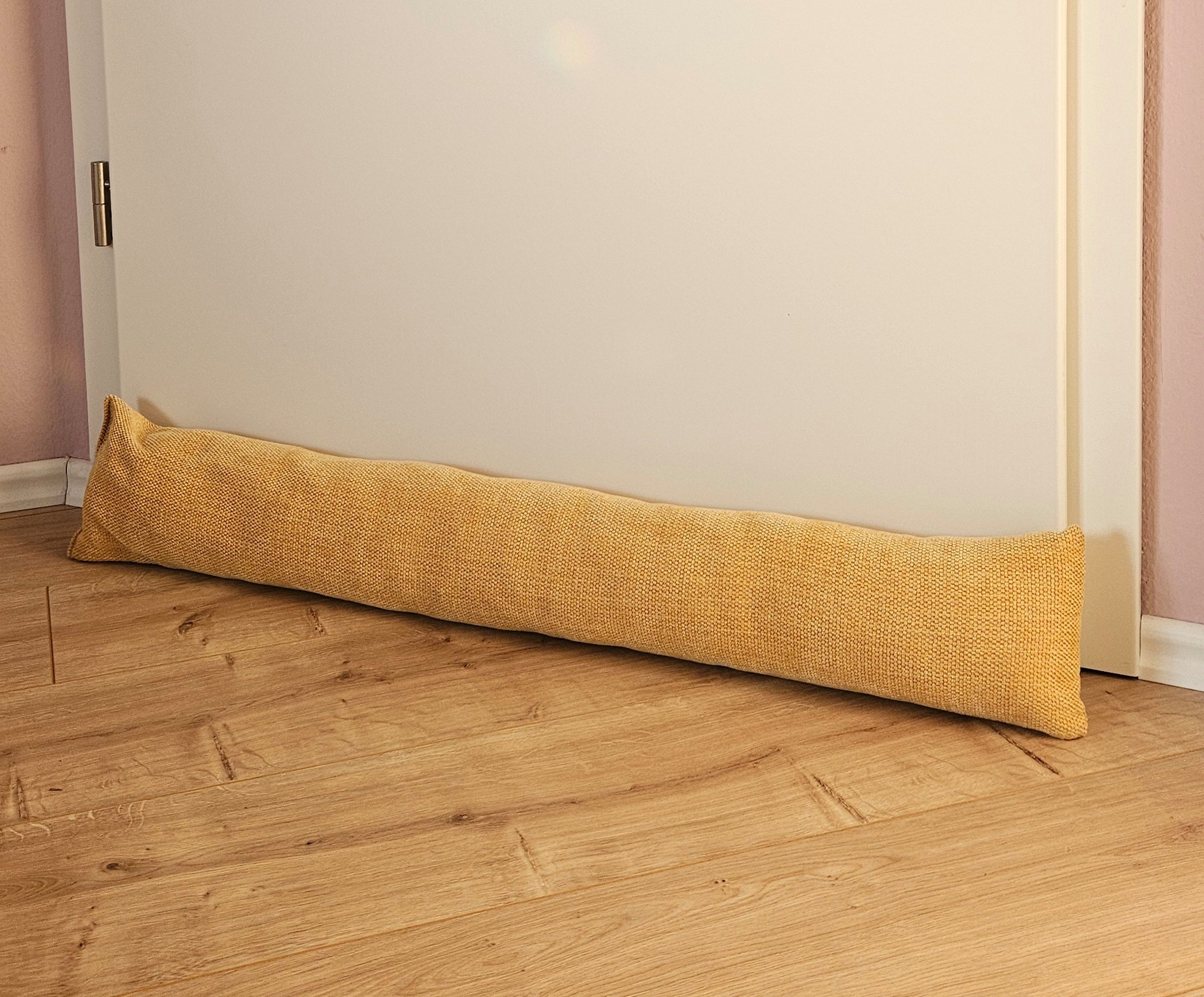 Meinposten Zugluftstopper Türdichtung Türwindstopper Türen und Fenster Stoff 90 cm, 1-tlg., kräftige Farben