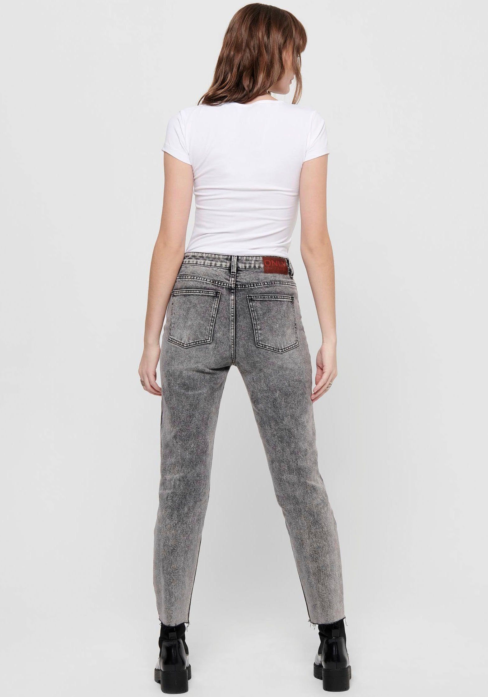 ONLY Rundhalsshirt ONLLIVE – Rundhalsshirt mit figurbetonter Silhouette seh günstig online kaufen