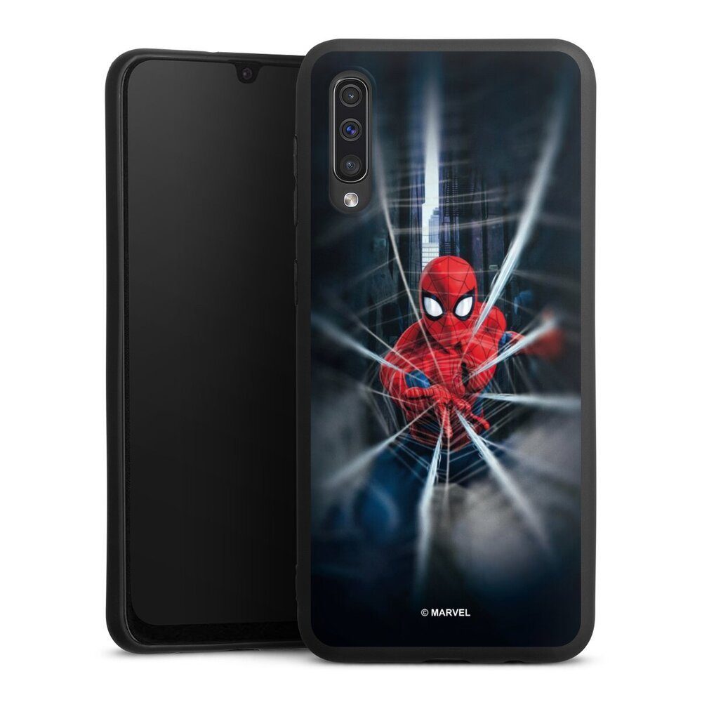 DeinDesign Handyhülle Marvel Spider-Man Kinofilm Spider-Man Webs In Action, Samsung  Galaxy A30s Silikon Hülle Premium Case Handy Schutzhülle