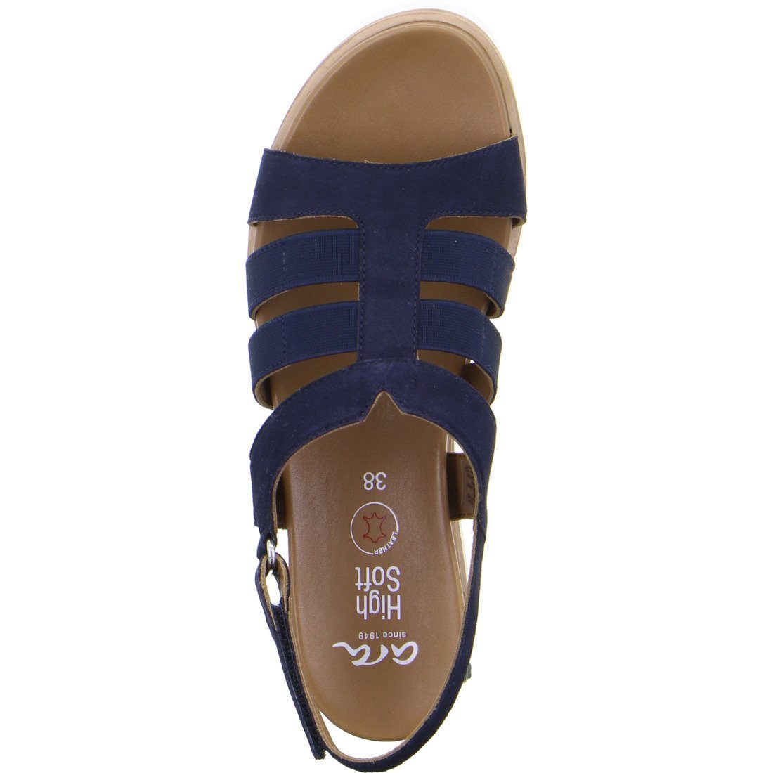 Ara Valencia 045296 Schuhe, Sandalette Rauleder blau - Ara Sandalette