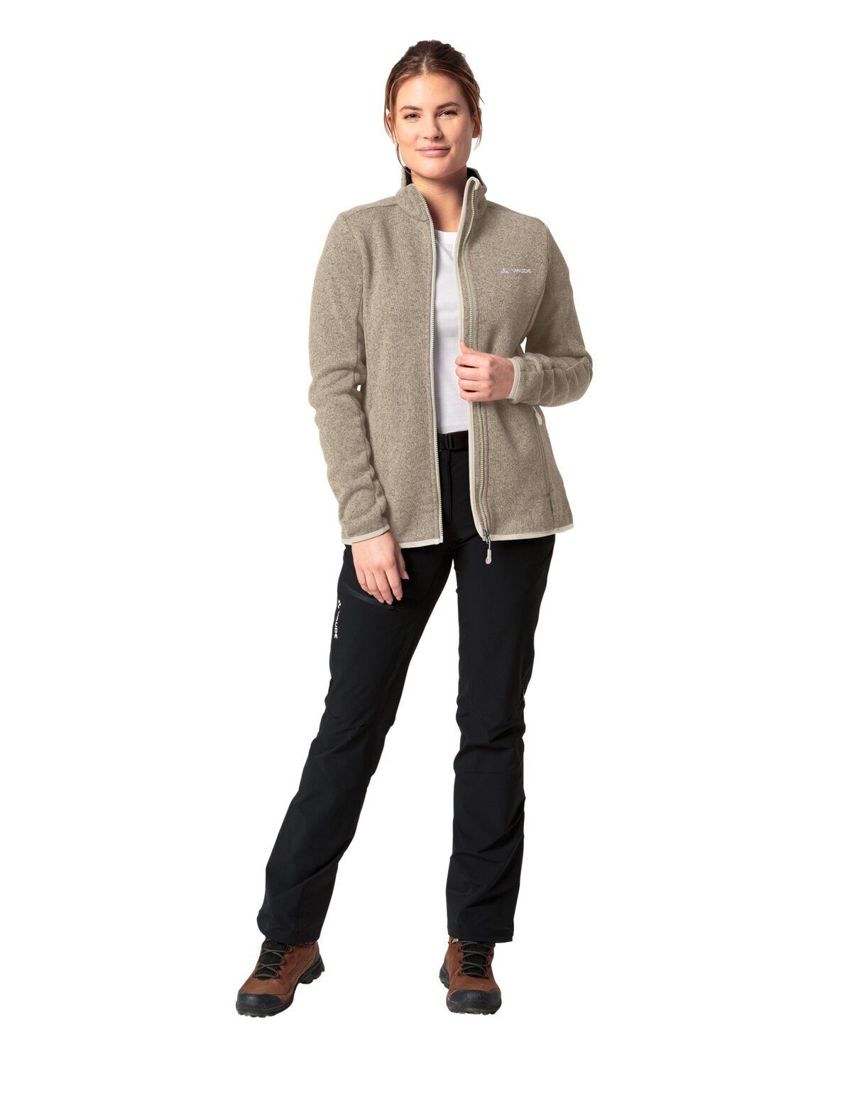 VAUDE Outdoorjacke Women's Klimaneutral IV (1-St) Rienza Jacket kompensiert linen