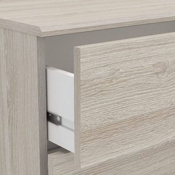 habeig Kommode KOMMODE Pricy 456 Eiche 4 Schubladen Flurschrank Holz Neu Sideboard