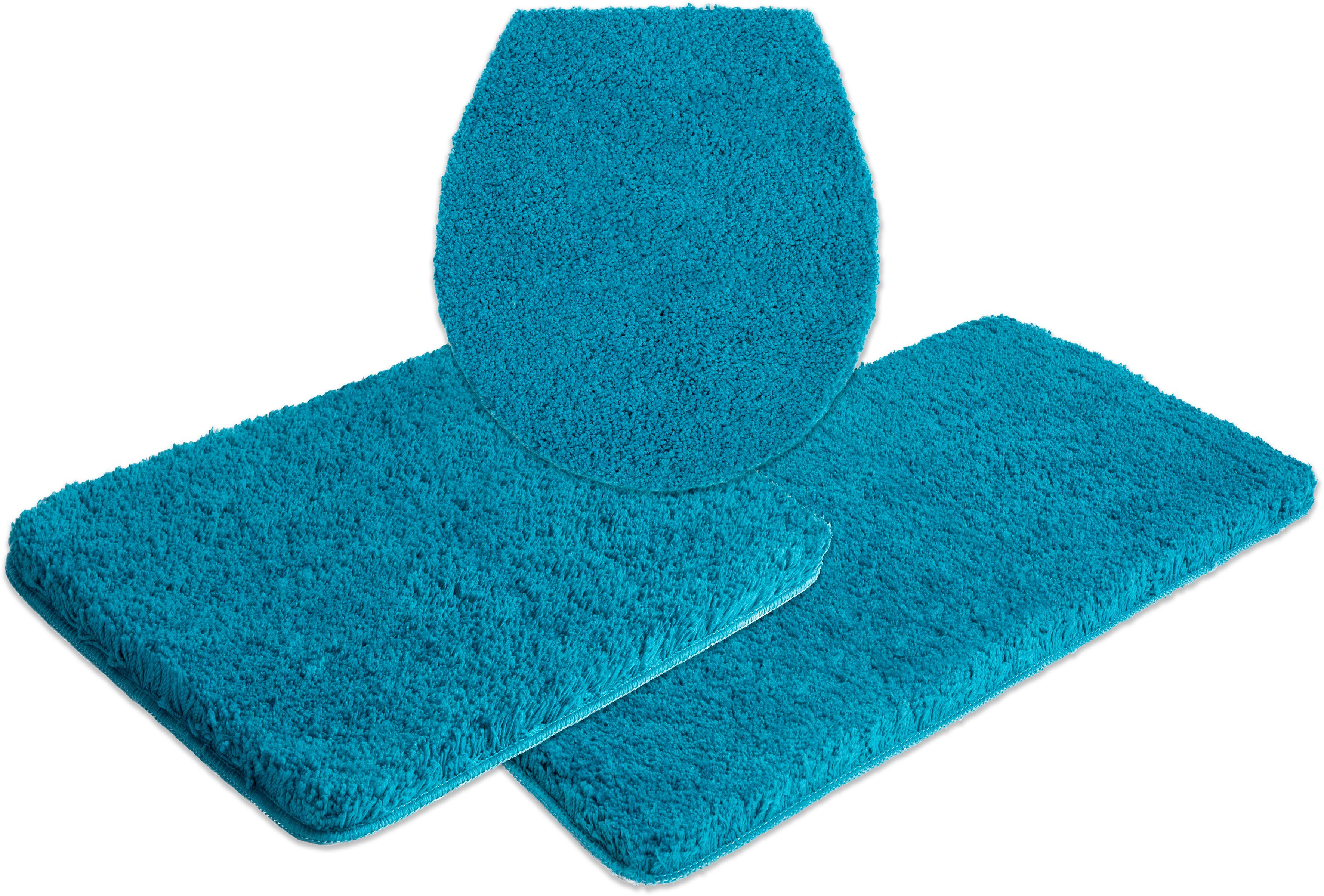 my home Badematte Sanremo, Badvorleger, Badezimmer Teppich, sehr weich, Höh günstig online kaufen