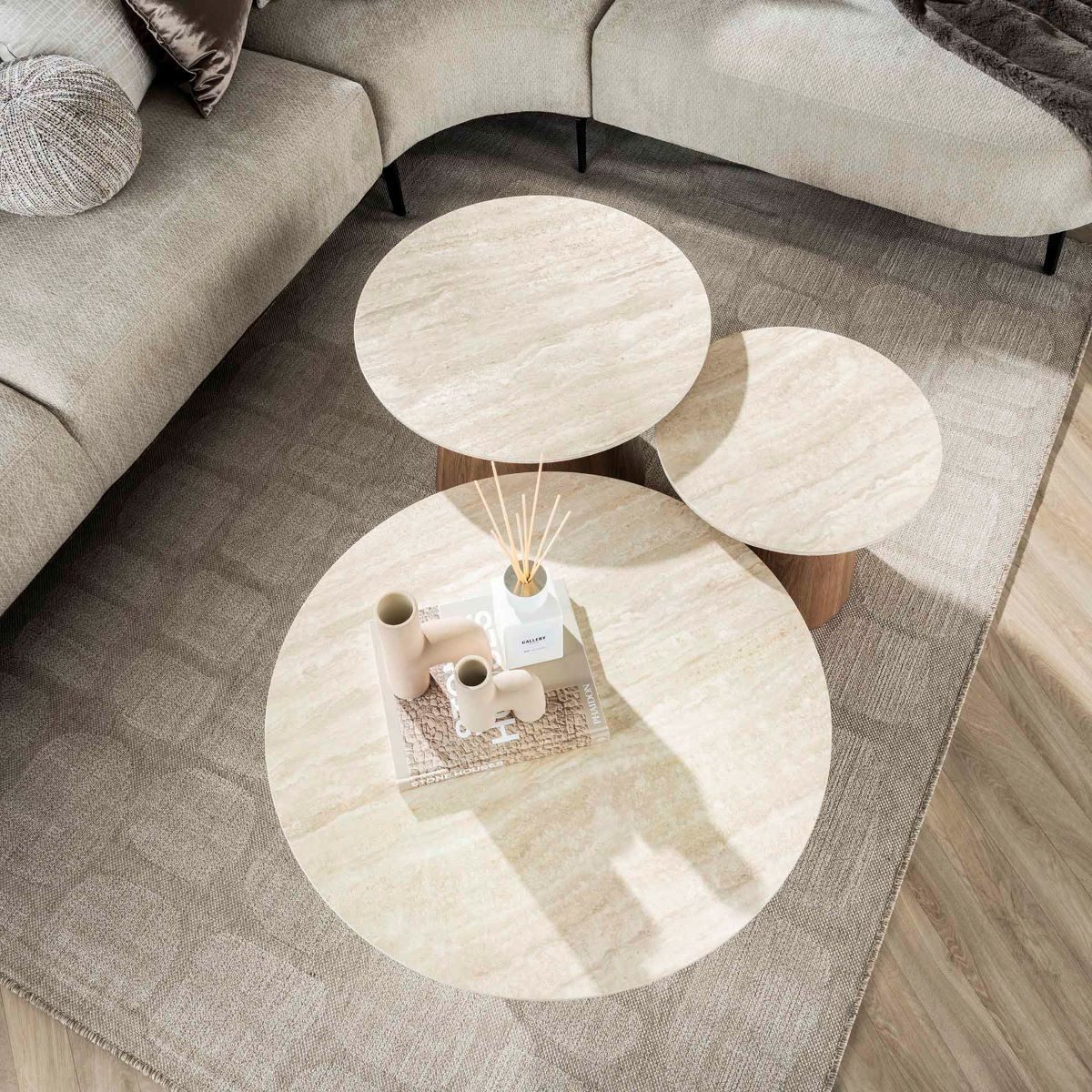 LEVEN Lifestyle Couchtisch 3´er Set TERRA günstig online kaufen