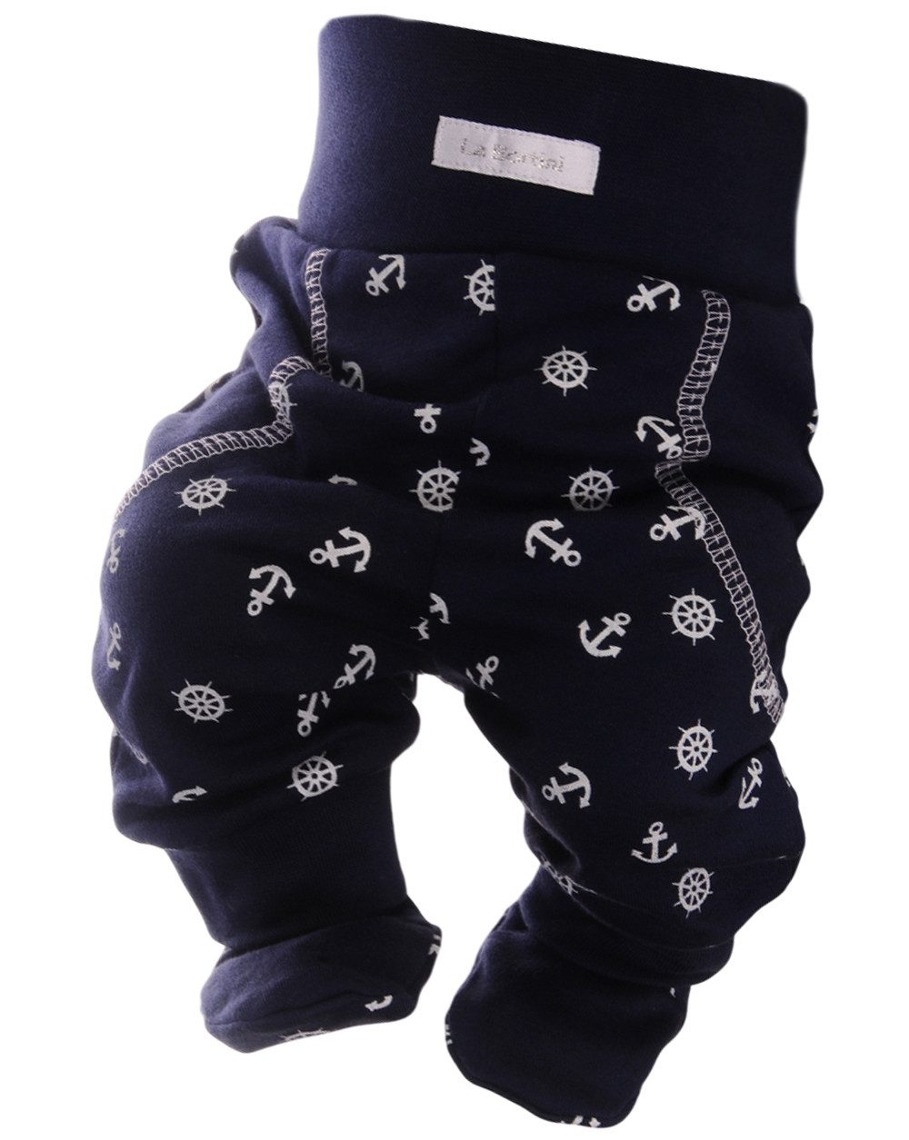 Schlupfhose Hose mit Füßchen für Baby und Kinder Babyhose Erstlingshose