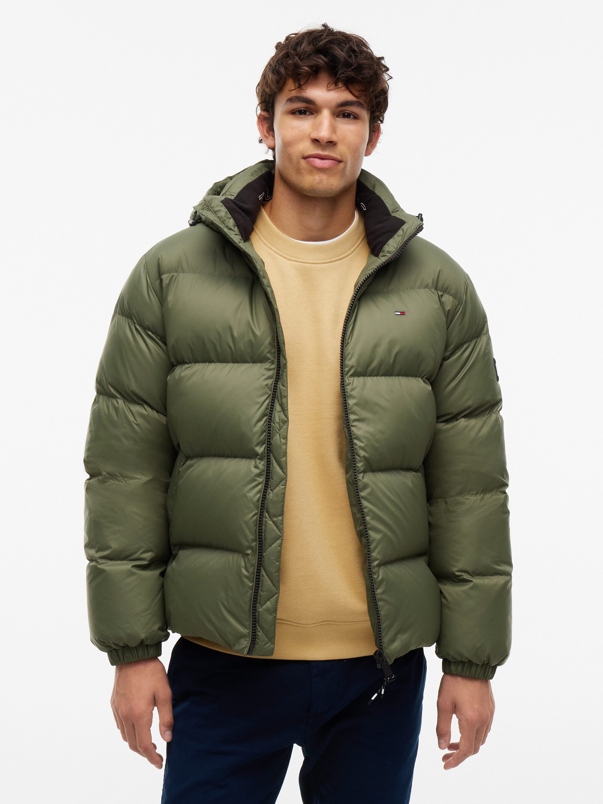 Tommy Jeans Steppjacke TJM ESSENTIAL DOWN JACKET EXT Winterjacke Outdoorjacke Gefüttert 2 in 1 Jacke abnehmbare Kapuze