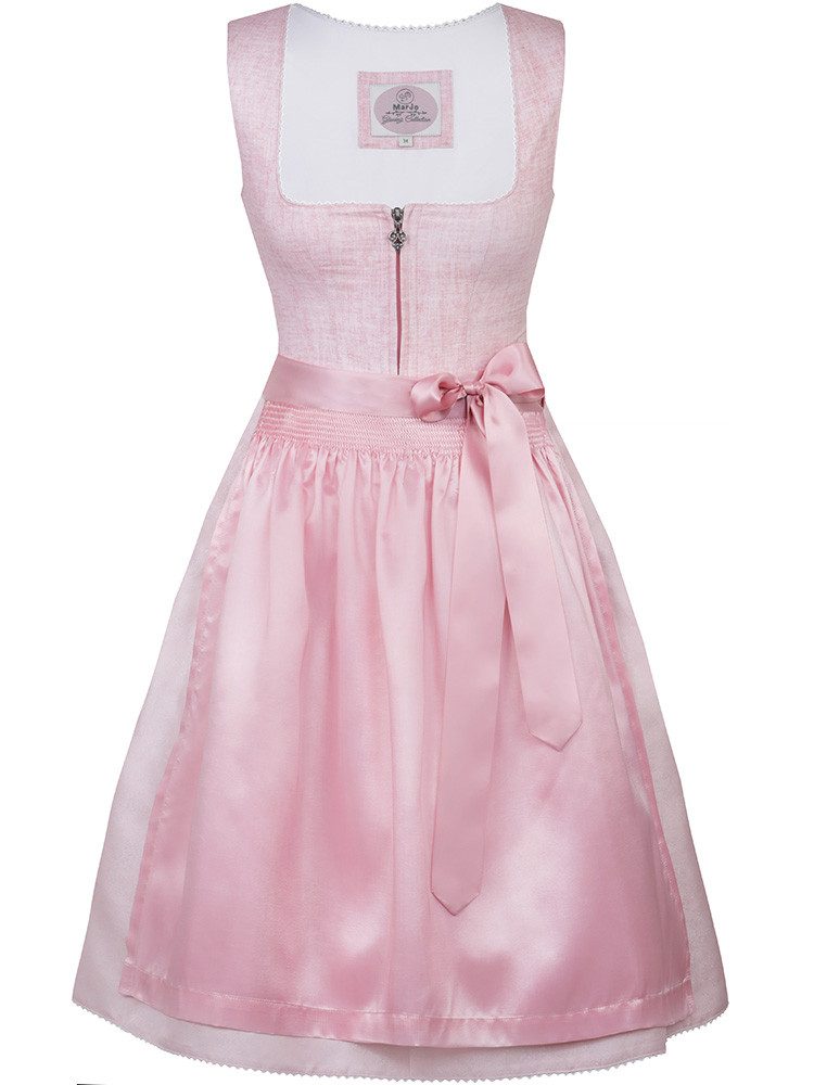 MarJo Dirndl Dirndl Neubiberg 58cm Länge puderrosa