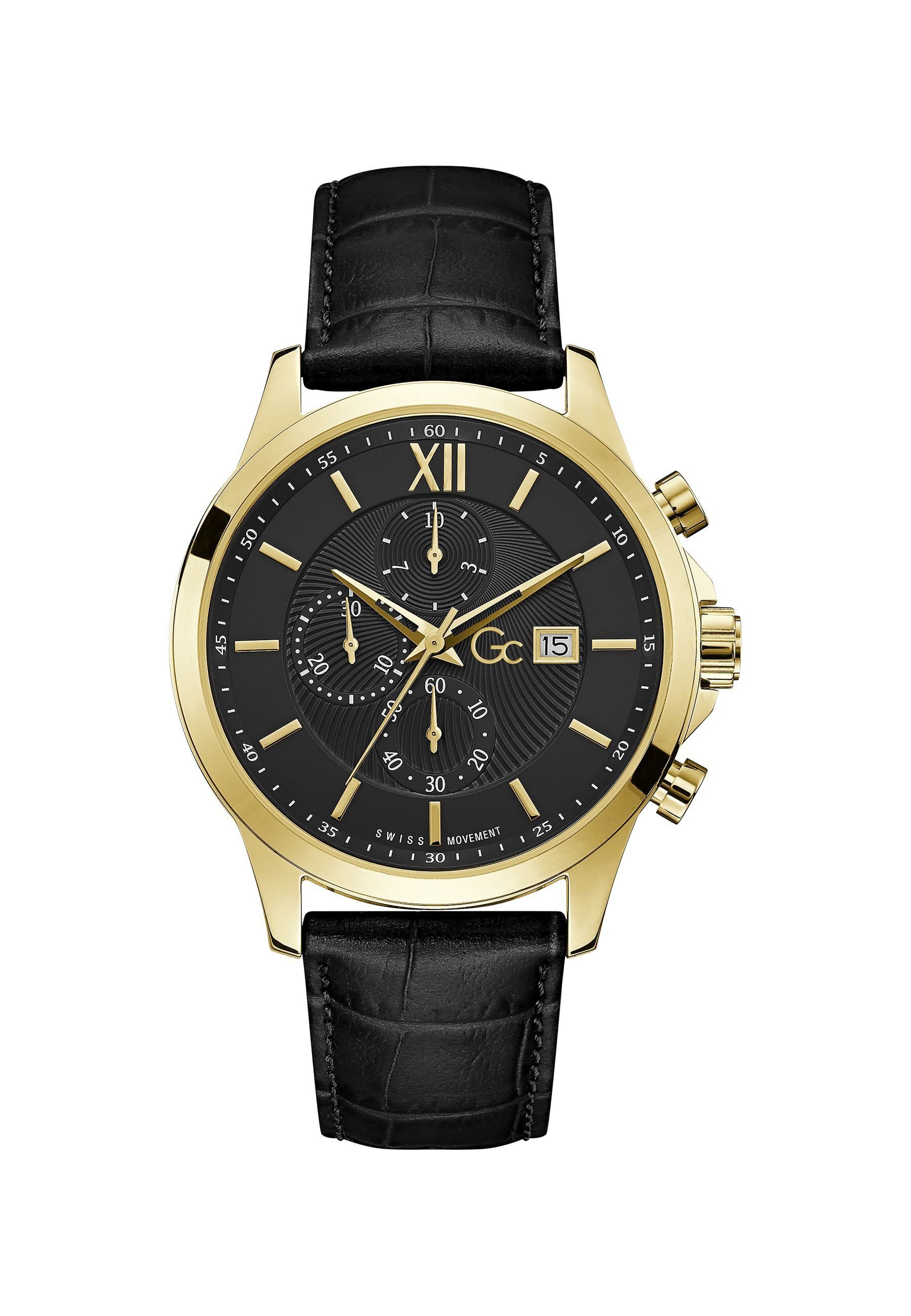 Guess Collection Quarzuhr Gc Executive, (1-tlg), Quarz-Chronographenuhr