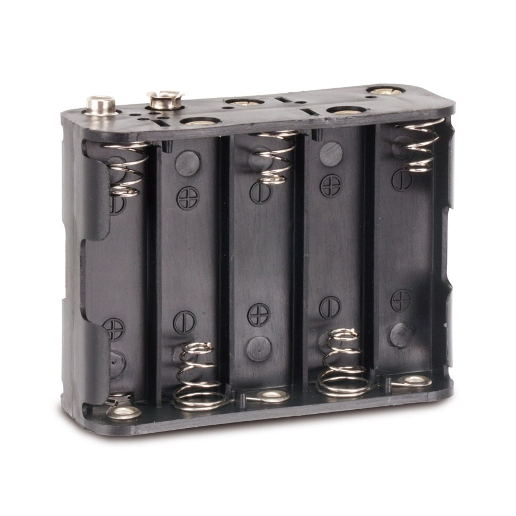 Goobay Batteriebox GOOBAY Batteriehalter, 10x Mignon, Clipanschluss