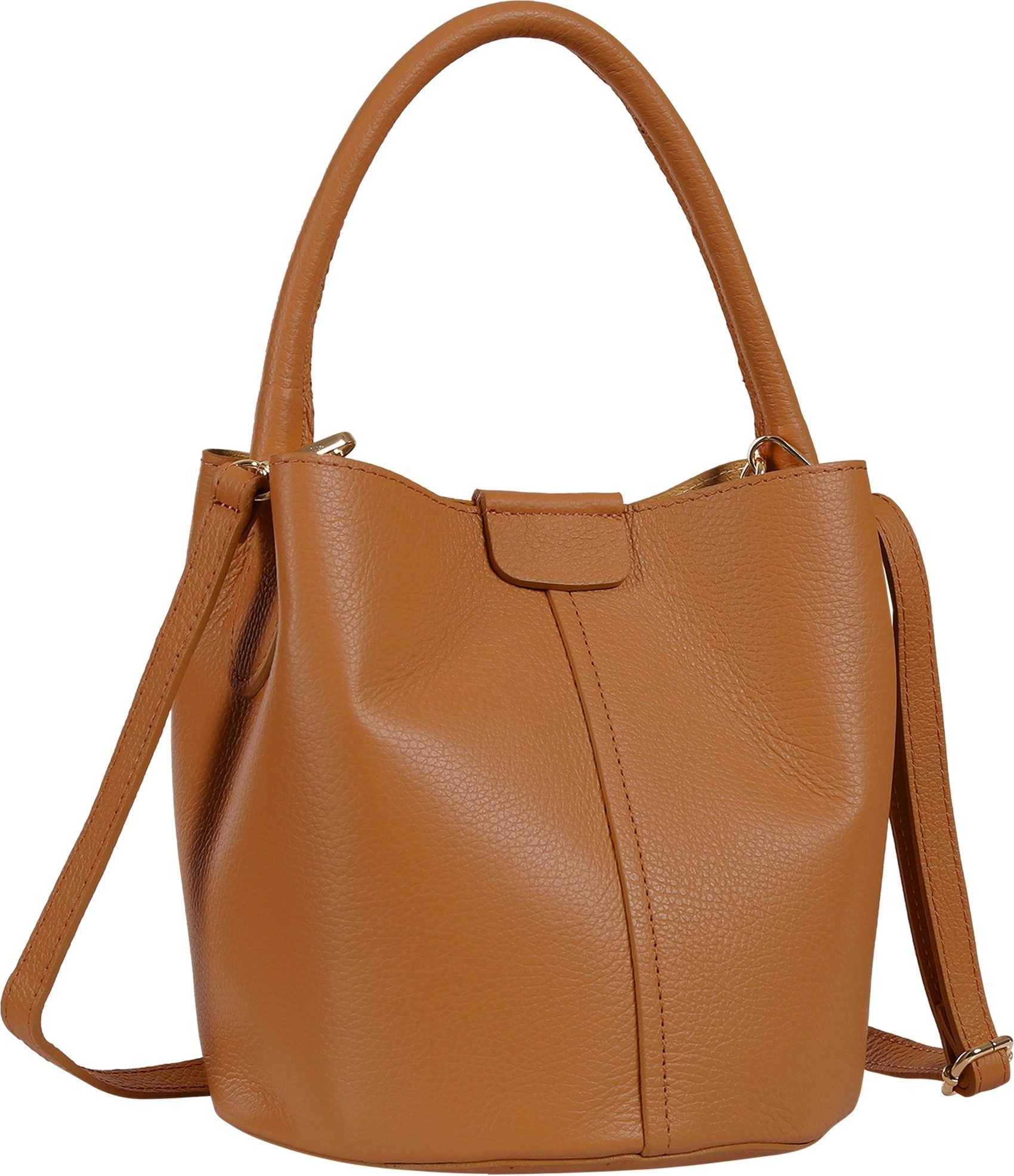 Toscanto Umhängetasche Toscanto Damen Umhängetasche Leder (Umhängetasche), Damen Leder Umhängetasche, braun, tan ca. 26cm