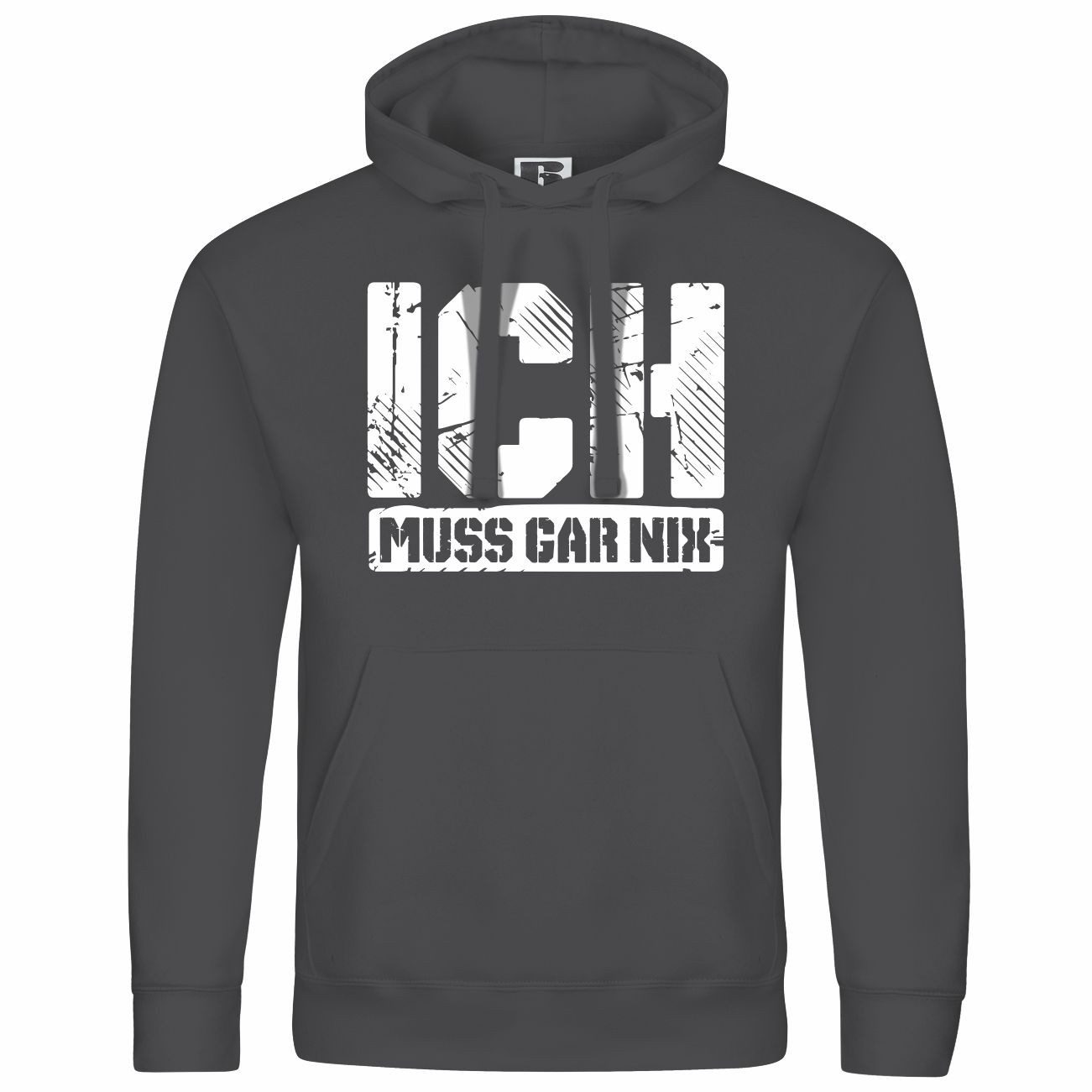 deinshirt Kapuzenpullover Herren Kapuzenpullover Ich muss günstig online kaufen