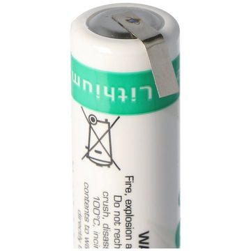 Saft SAFT LS14500CNR Lithium Batterie mit U-Form Lötfahnen Batterie, (3,6 V)