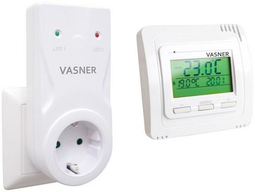 Vasner Raumthermostat VFTB-AS, für Infrarotheizung, Sender + Steckdosen Empfänger