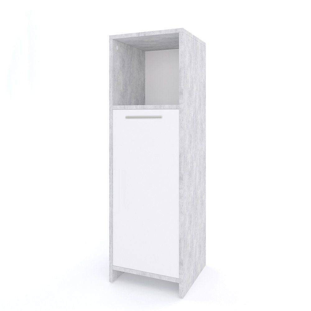Vicco Midischrank Kiko, Beton/Weiß, 30 x günstig online kaufen
