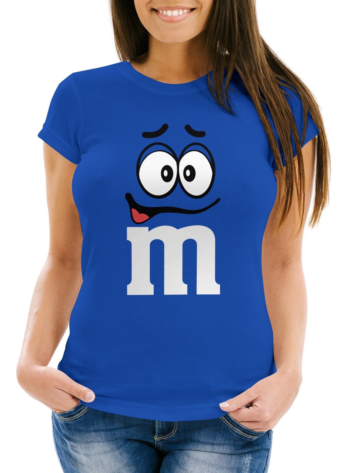 MoonWorks Print-Shirt Damen T-Shirt Fasching Karneval günstig online kaufen