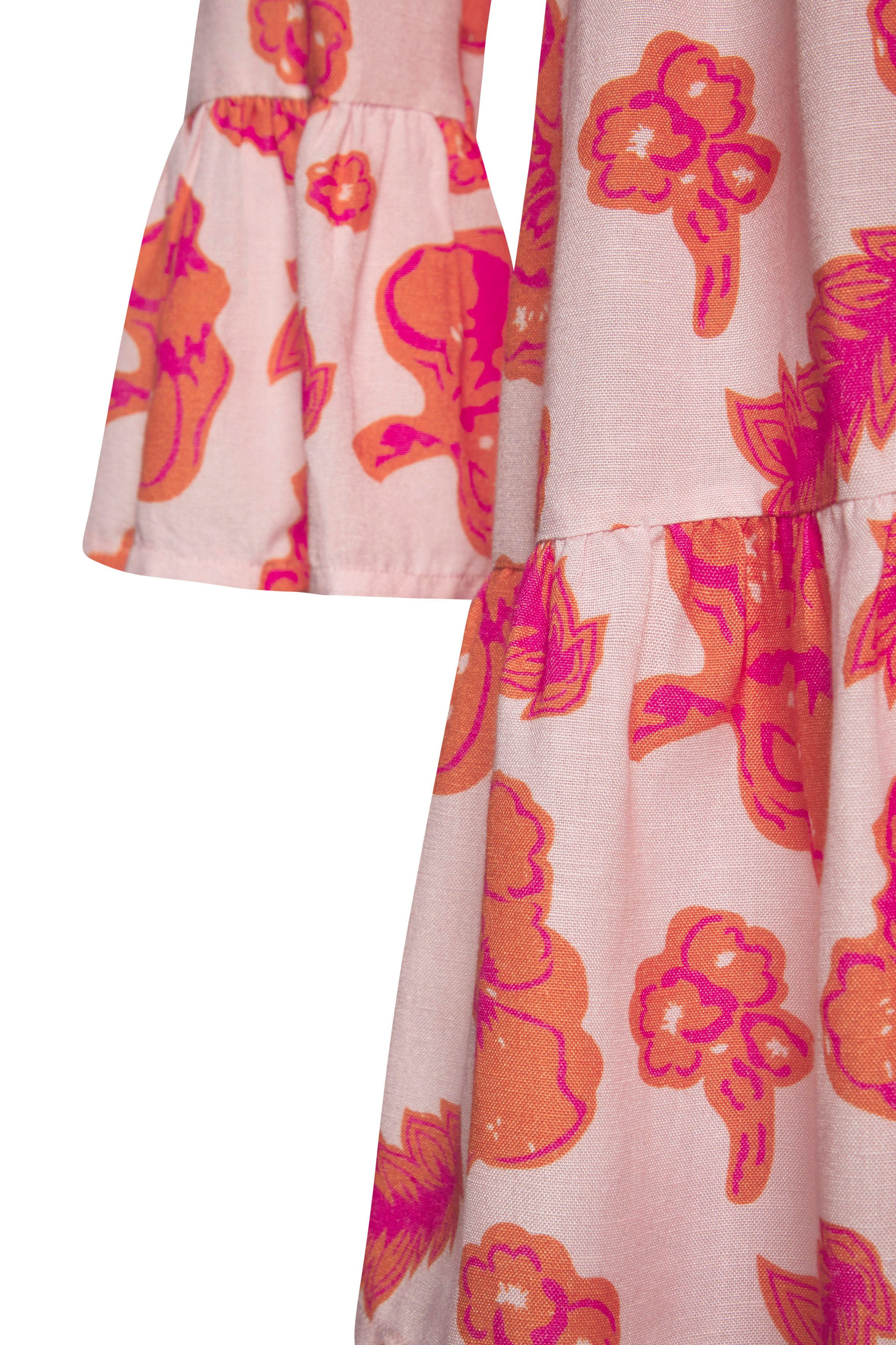 LASCANA Longbluse mit modischen Volants günstig online kaufen