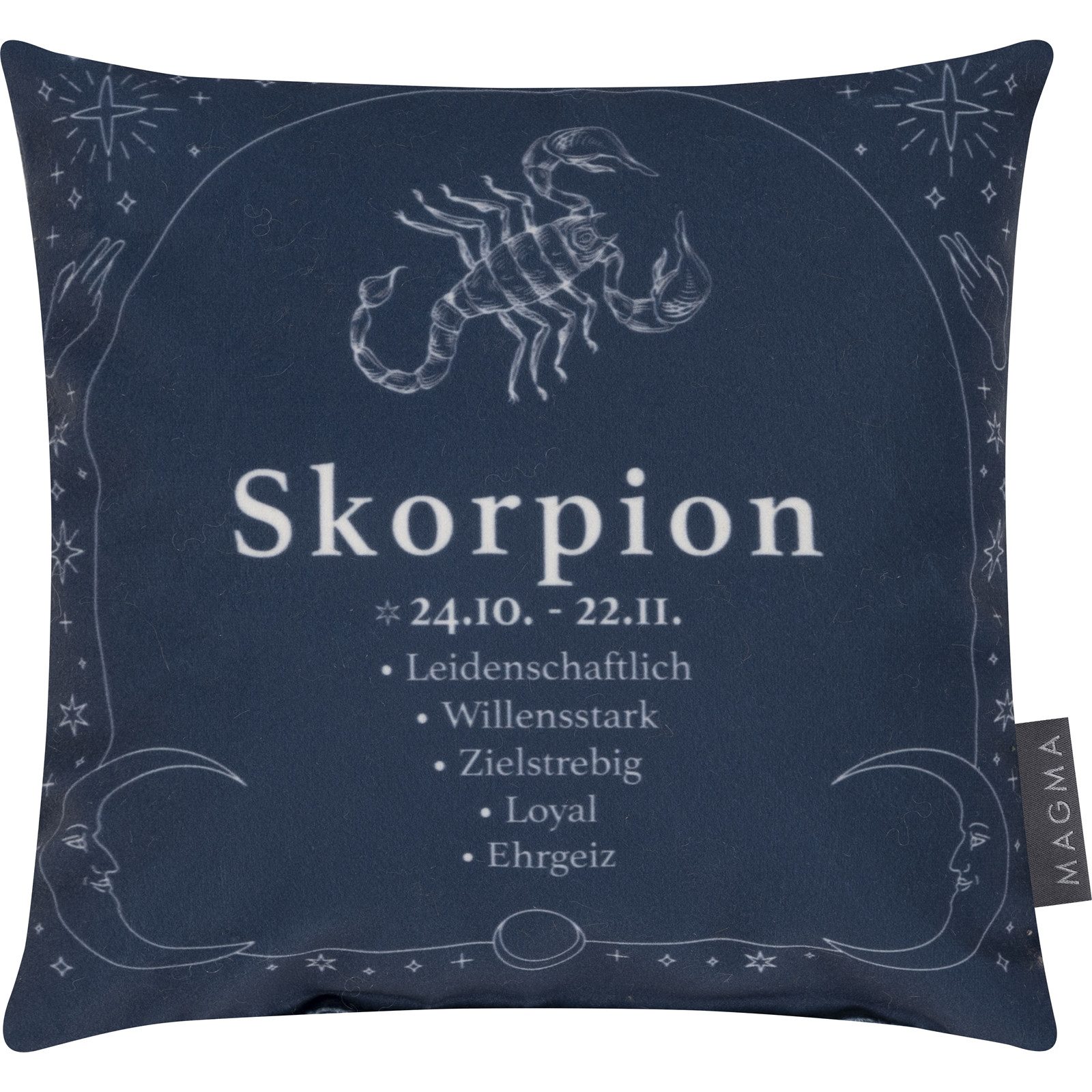 HTI-Living Dekokissen Dekokissen Sternzeichen Skorpion, Sofakissen Kuschelkissen