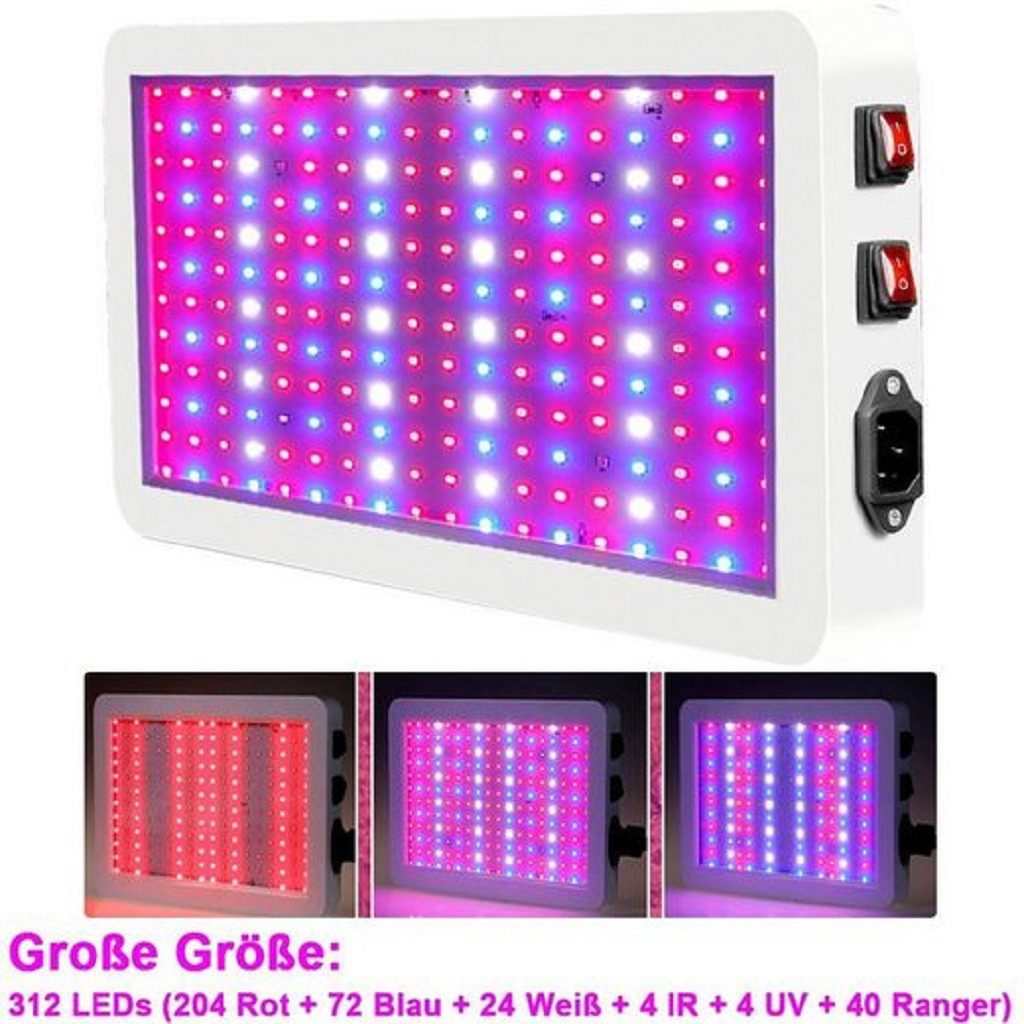 Novzep Pflanzenlampe Pflanzenlicht 312 LED Vollspektrum günstig online kaufen