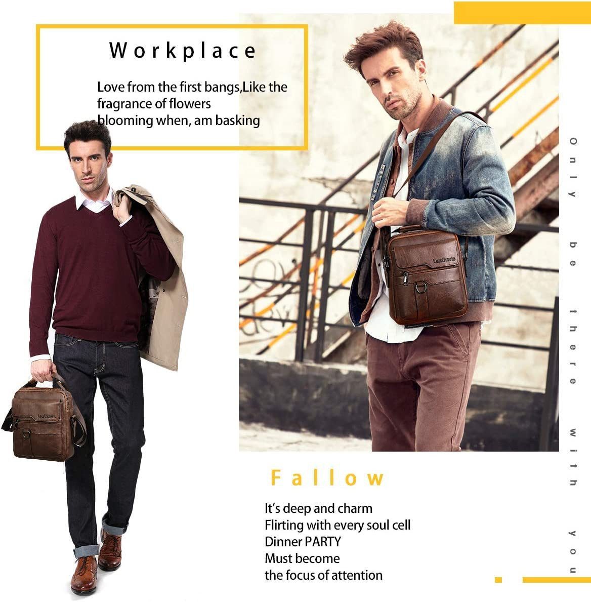 M-Diamant Small PU Leather Shoulder Bag with Handle Handbag, Adjustable Shoulder Strap & Sturdy Handle