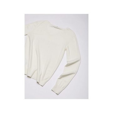 Guess V-Ausschnitt-Pullover weiß regular fit (1-tlg)