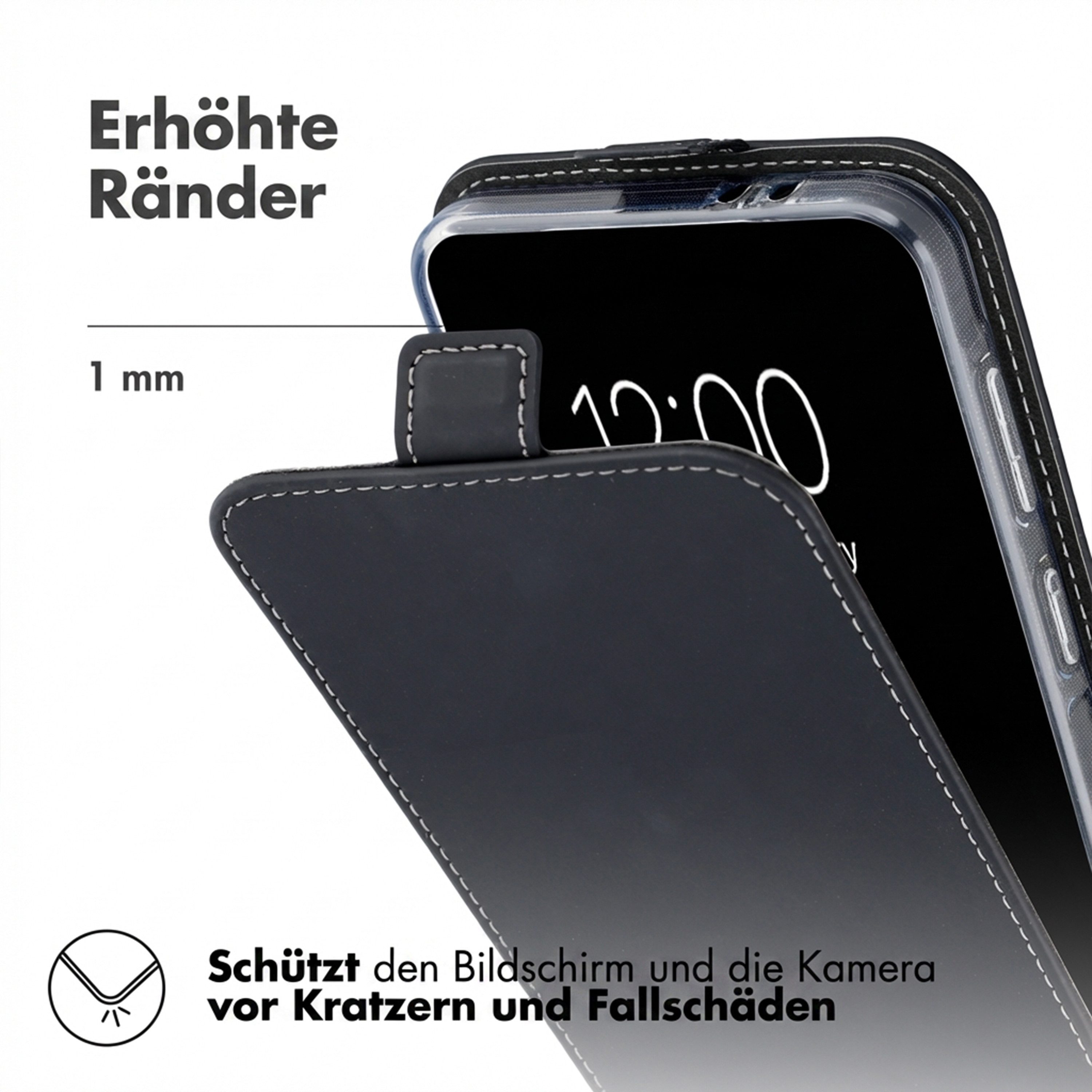 Accezz Smartphone-Hülle Accezz Flip Case Samsung Galaxy A57 (5G) - Schwarz – Bild 3 von 5