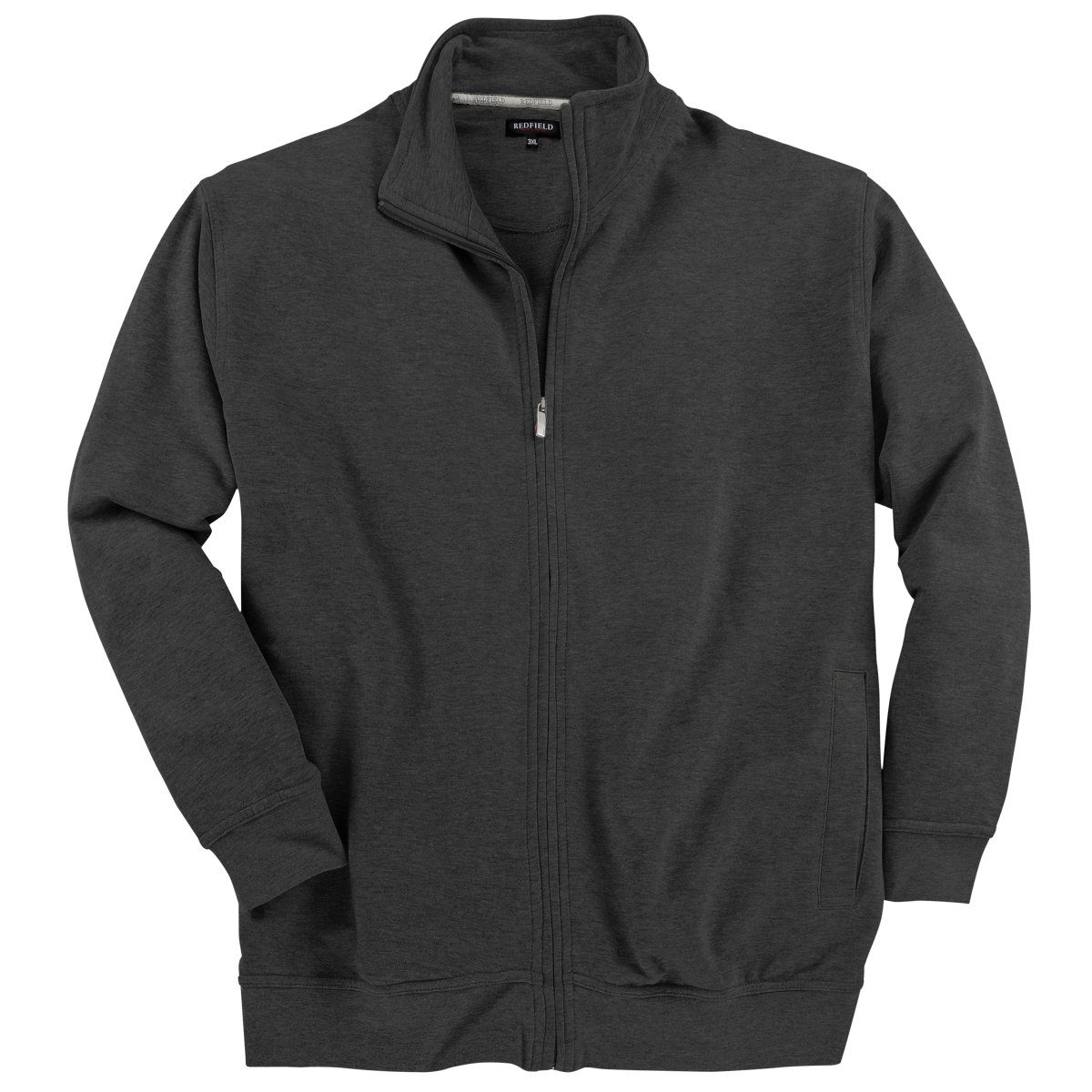 redfield Sweatjacke Redfield Sweatjacke anthrazit melange Übergröße günstig online kaufen