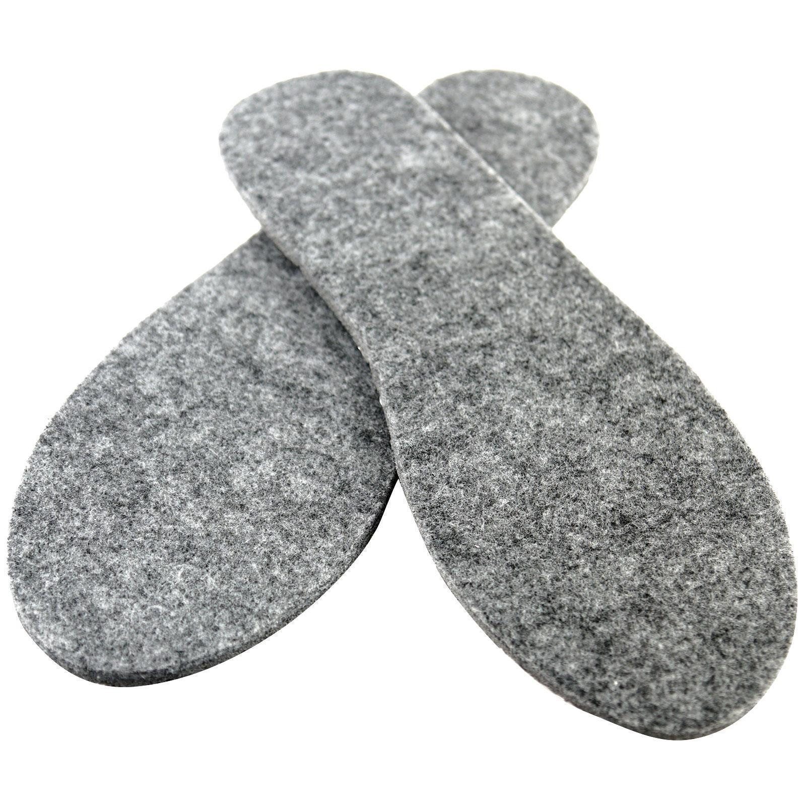 Sohlen24 Filzsohlen Filz Schuheinlagen Einlegesohlen Alutherm Thermo (Packung, 1 Paar), Universalgröße